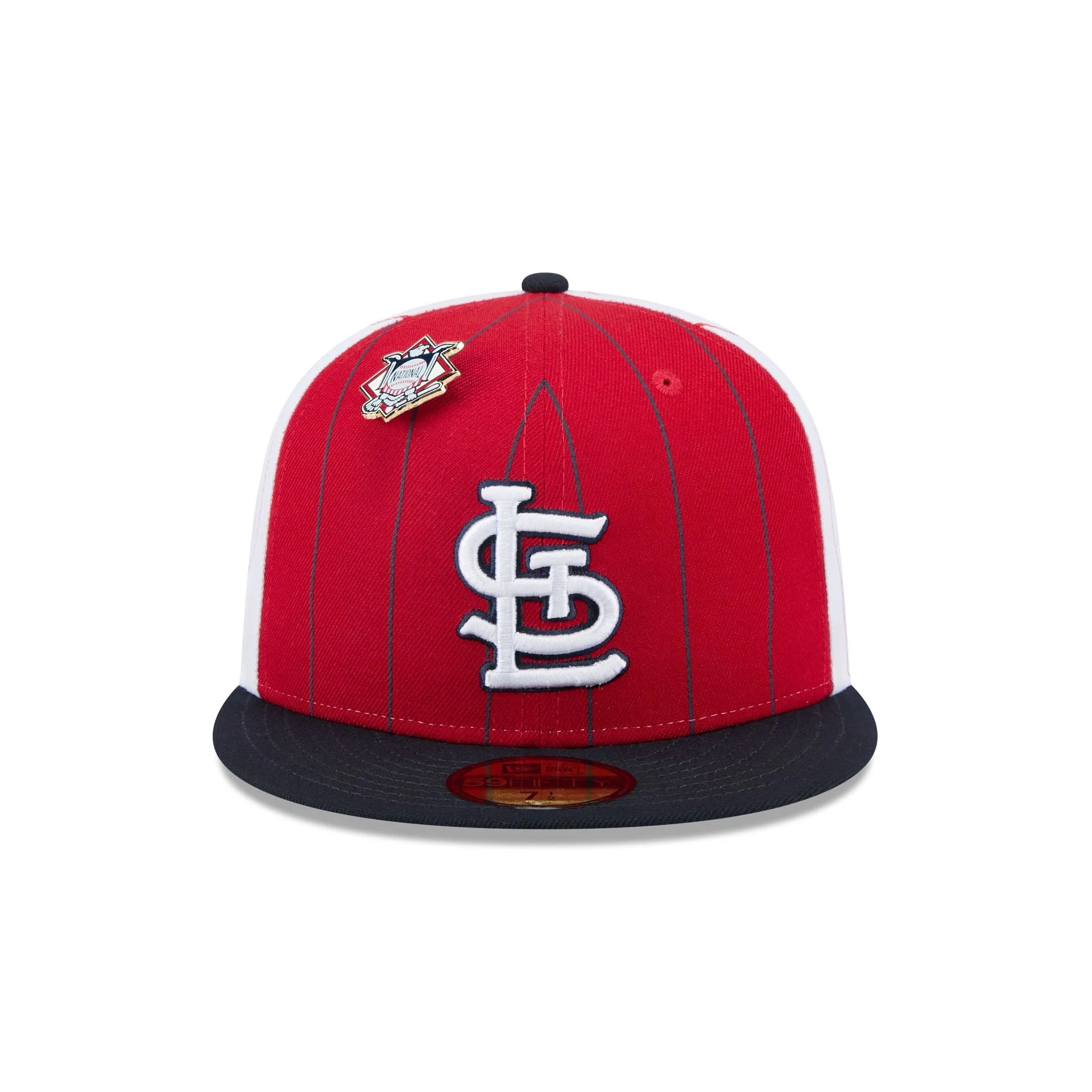 St. Louis Cardinals Pinstripe League Pin 59FIFTY Fitted Hat sold by New Era product image thumbnail 2