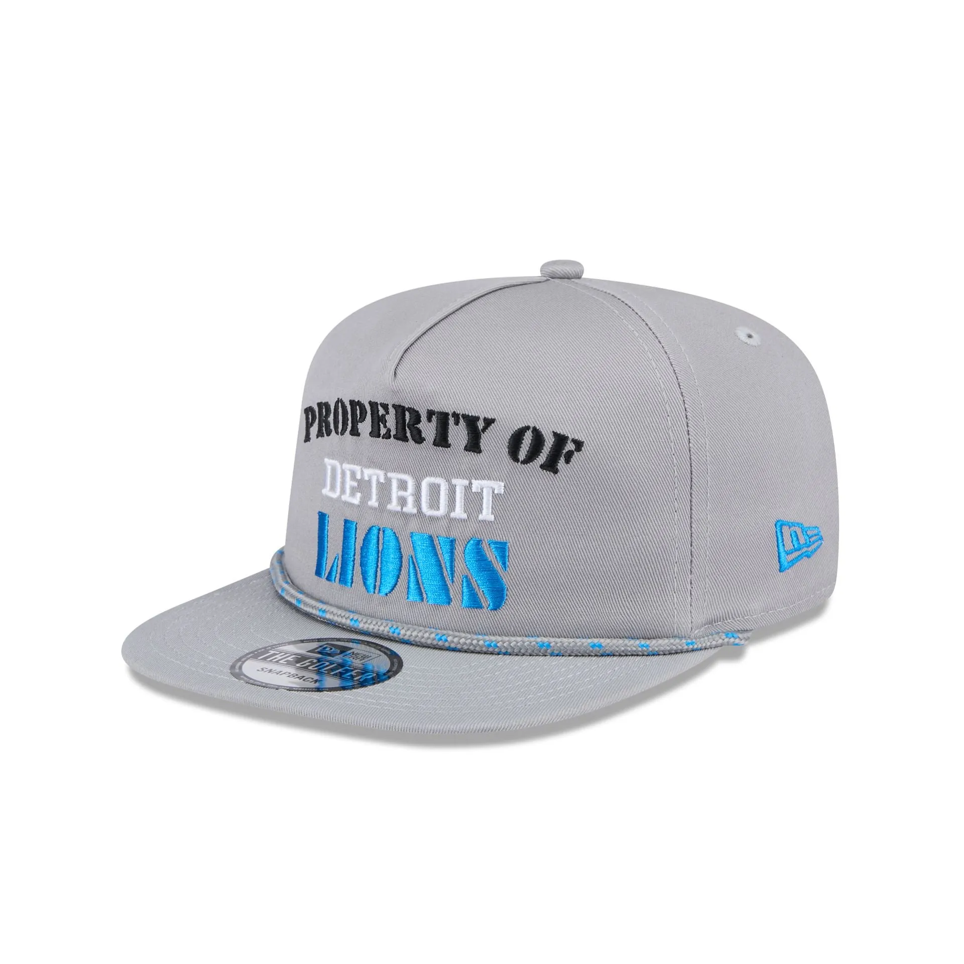 Detroit Lions Vintage Gray Rope Golfer Hat sold by New Era product image thumbnail 3