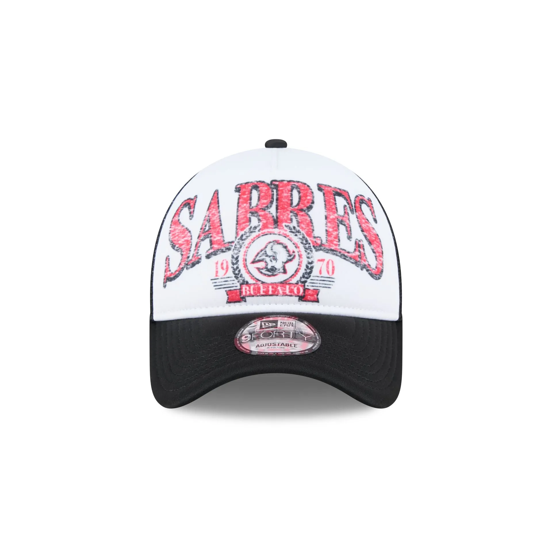 Buffalo Sabres Distressed Alternate 9FORTY A-Frame Trucker Hat sold by New Era product image thumbnail 2