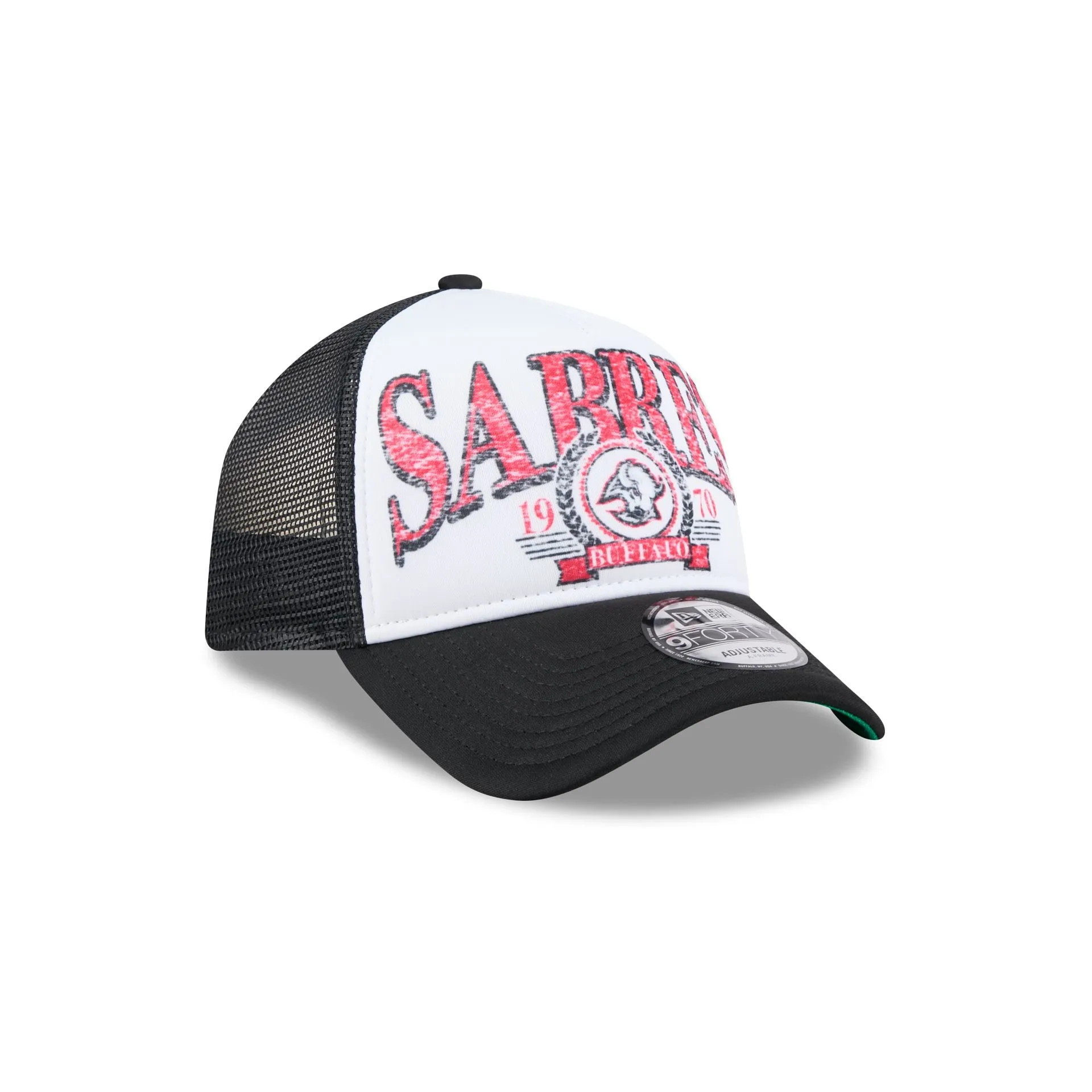 Buffalo Sabres Distressed Alternate 9FORTY A-Frame Trucker Hat sold by New Era product image thumbnail 3