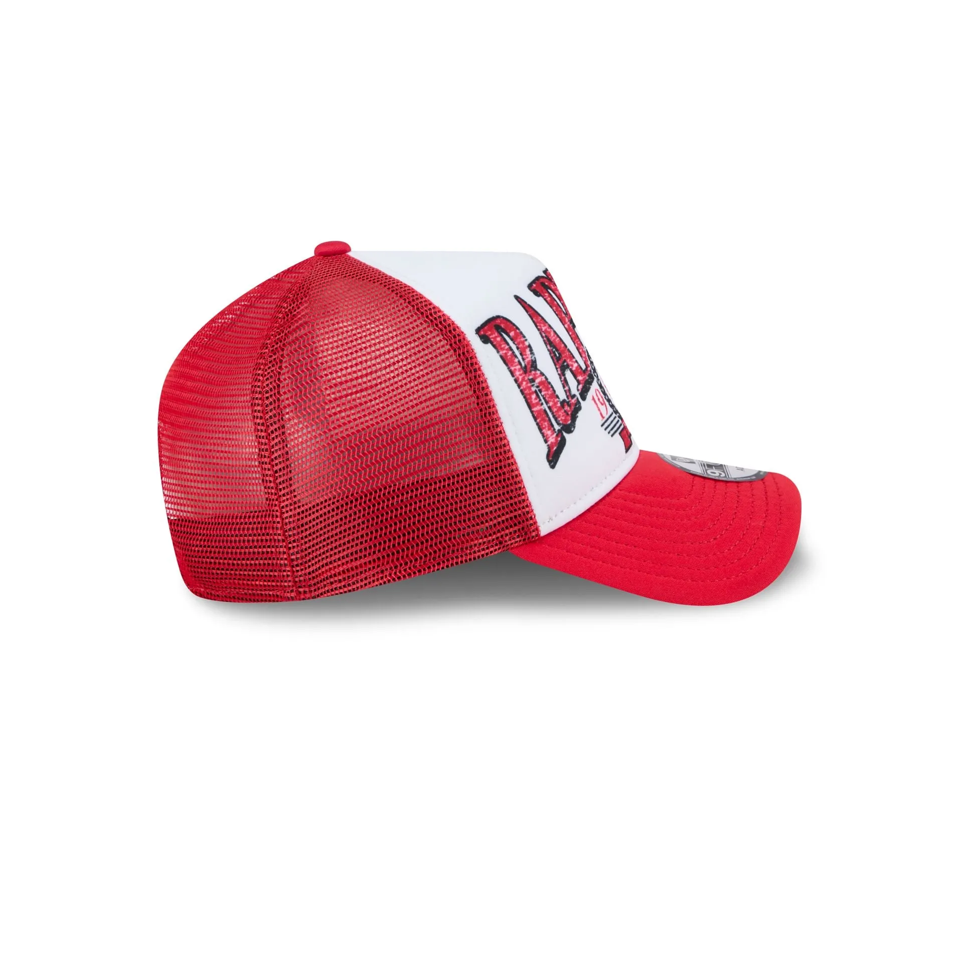 Toronto Raptors Distressed 9FORTY A-Frame Trucker Hat sold by New Era product image thumbnail 5