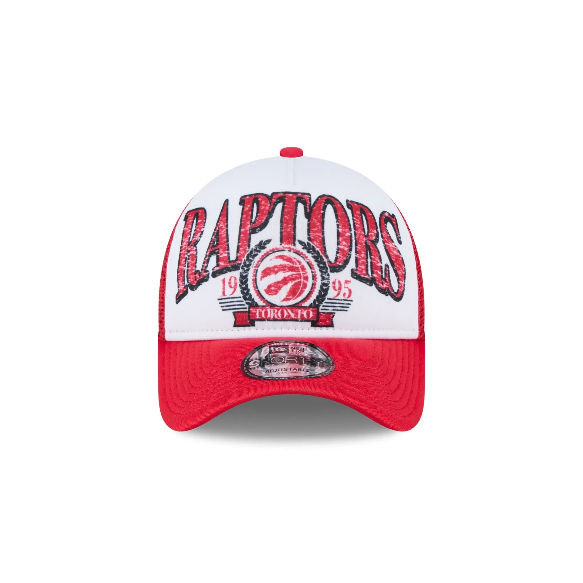 Toronto Raptors Distressed 9FORTY A-Frame Trucker Hat sold by New Era product image thumbnail 2
