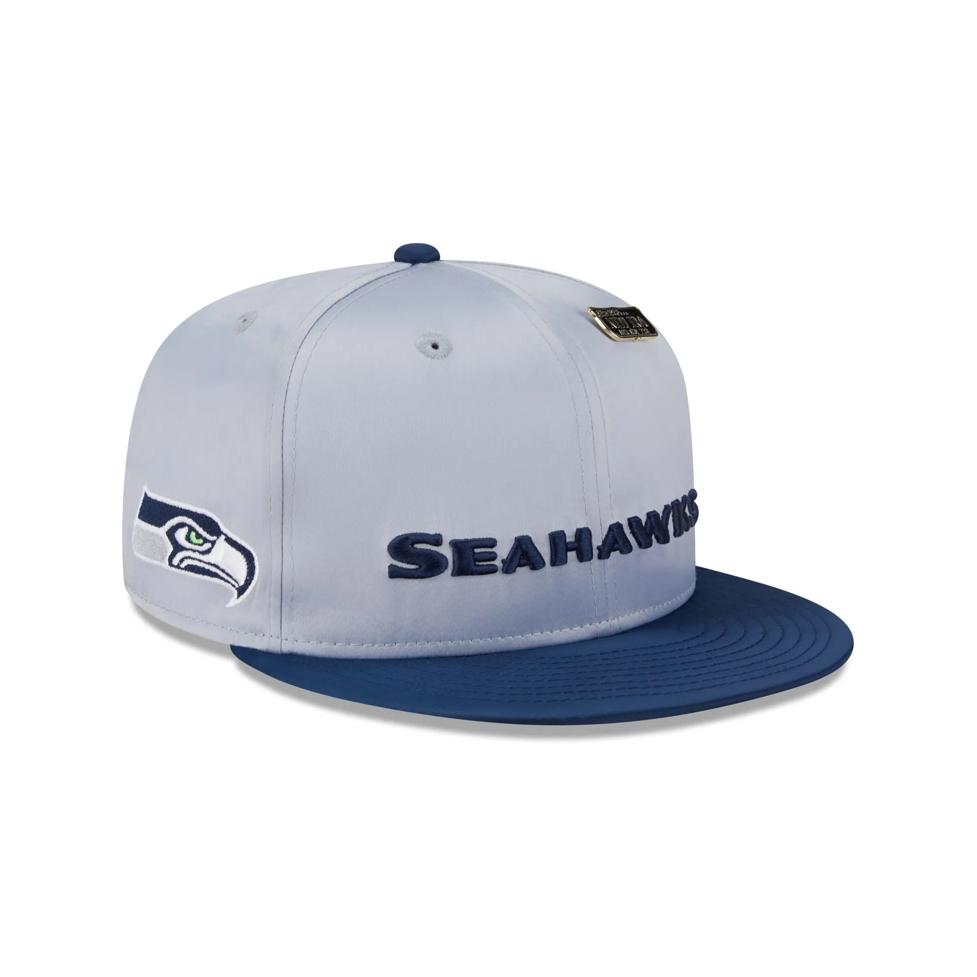 Seattle Seahawks Spring Satin 59FIFTY Fitted Hat sold by New Era