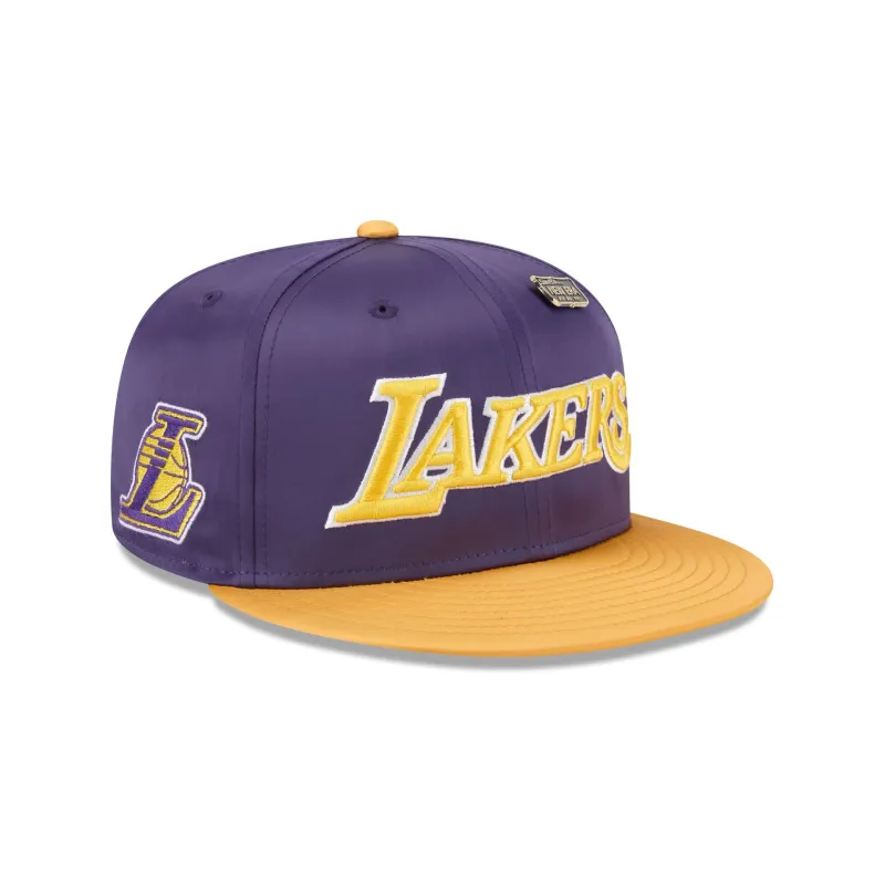 Los Angeles Lakers Spring Satin 59FIFTY Fitted Hat sold by New Era