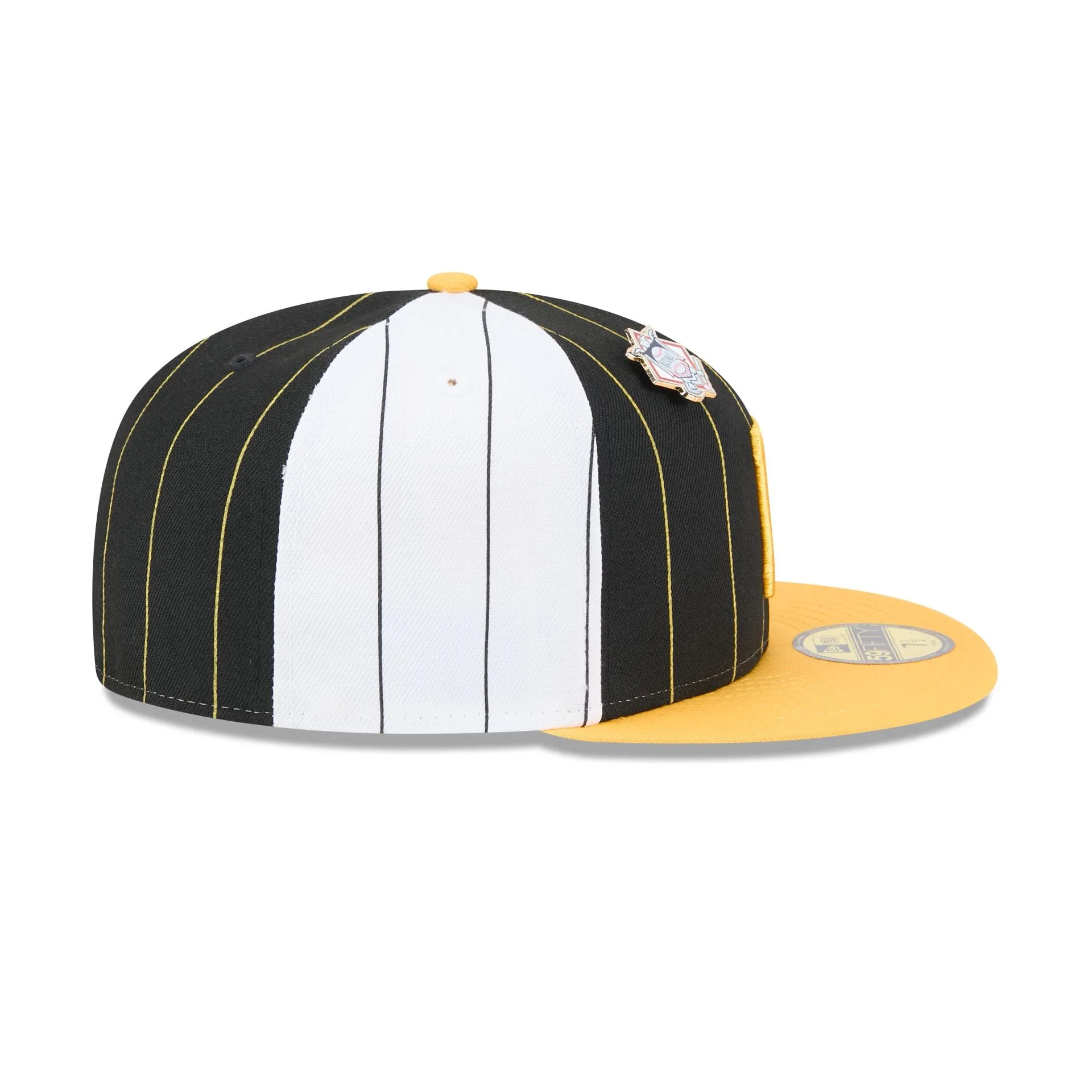 Pittsburgh Pirates Pinstripe League Pin 59FIFTY Fitted Hat sold by New Era product image thumbnail 5