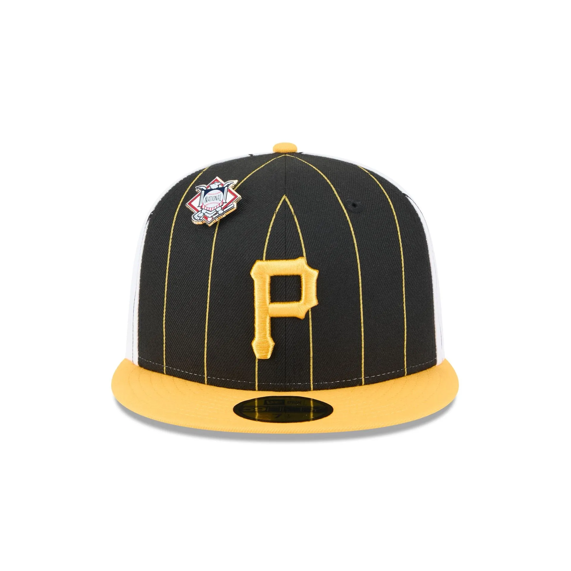 Pittsburgh Pirates Pinstripe League Pin 59FIFTY Fitted Hat sold by New Era product image thumbnail 2