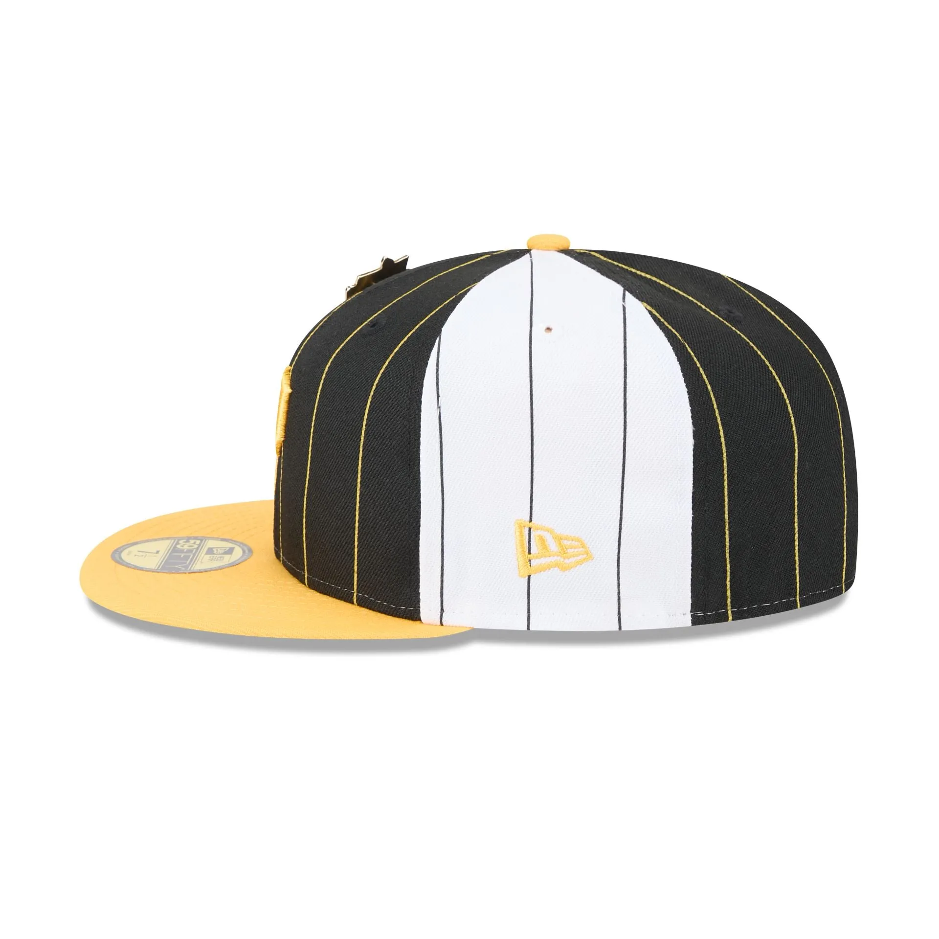 Pittsburgh Pirates Pinstripe League Pin 59FIFTY Fitted Hat sold by New Era product image thumbnail 4