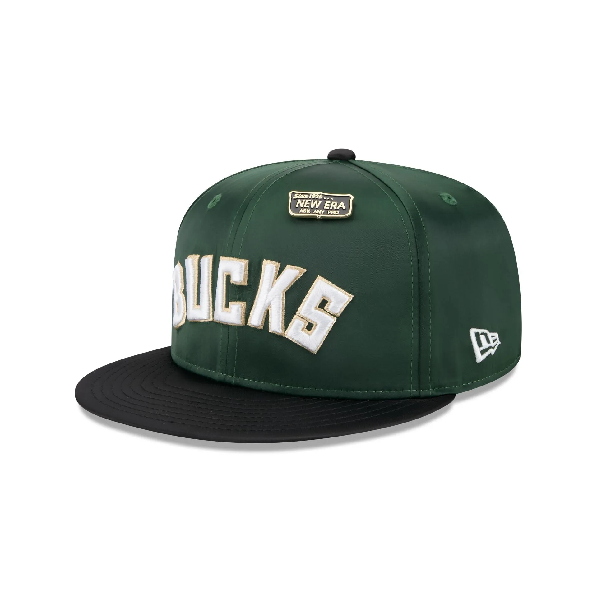 Milwaukee Bucks Spring Satin 59FIFTY Fitted Hat sold by New Era product image thumbnail 3