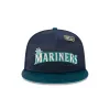 Seattle Mariners Spring Satin 59FIFTY Fitted Hat sold by New Era