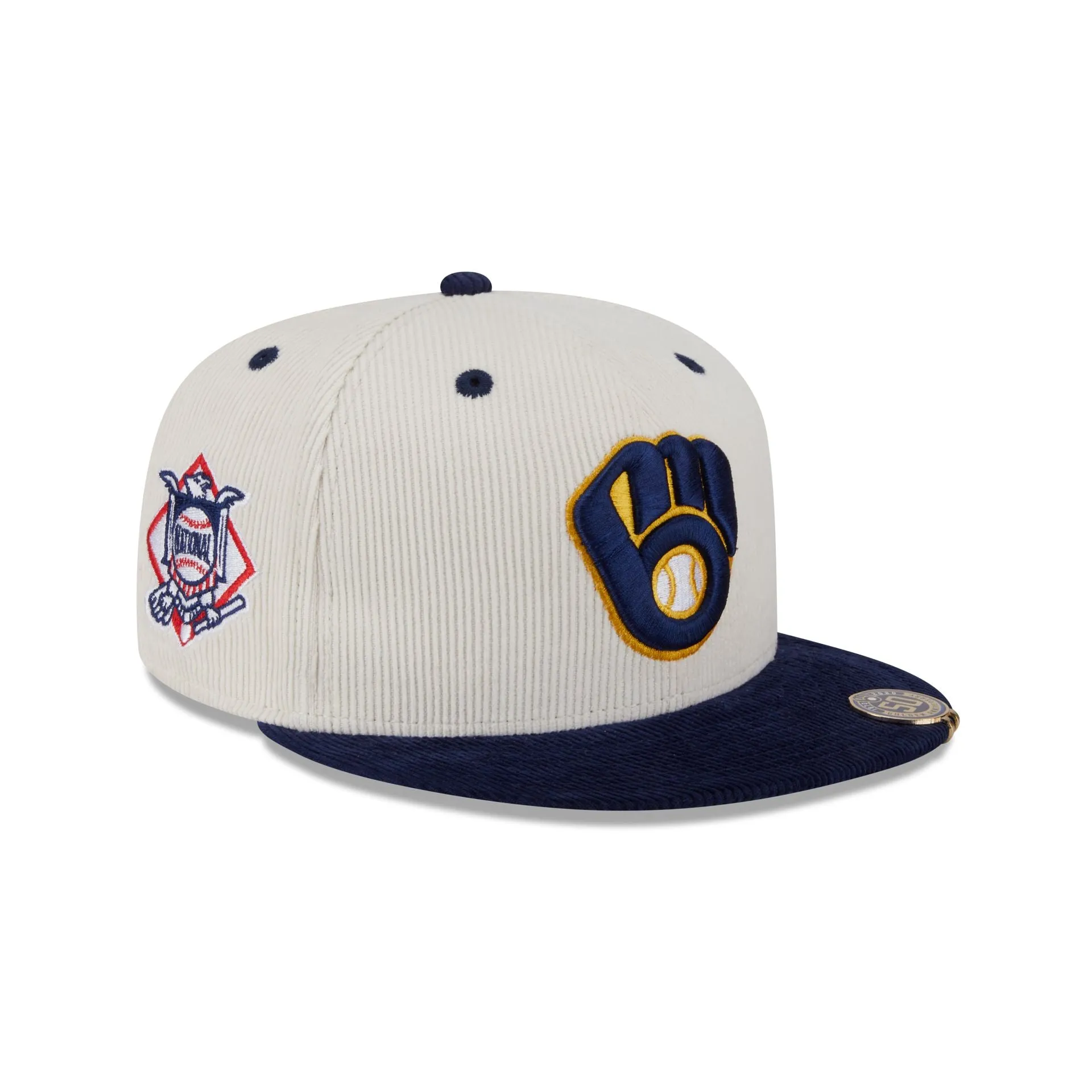 Milwaukee Brewers Two Tone Cord 59FIFTY Fitted Hat sold by New Era
