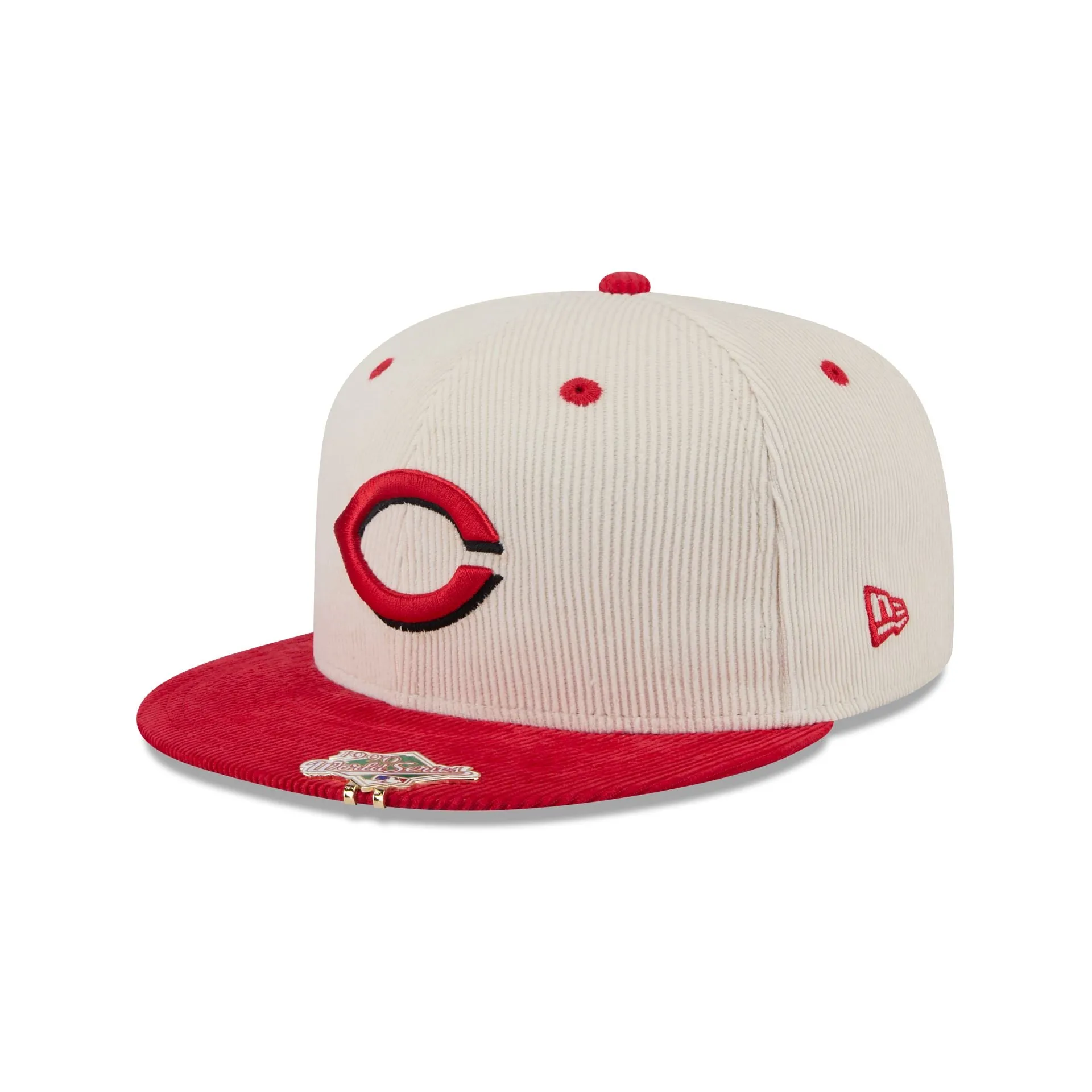 Cincinnati Reds Two Tone Cord 59FIFTY Fitted Hat sold by New Era product image thumbnail 3