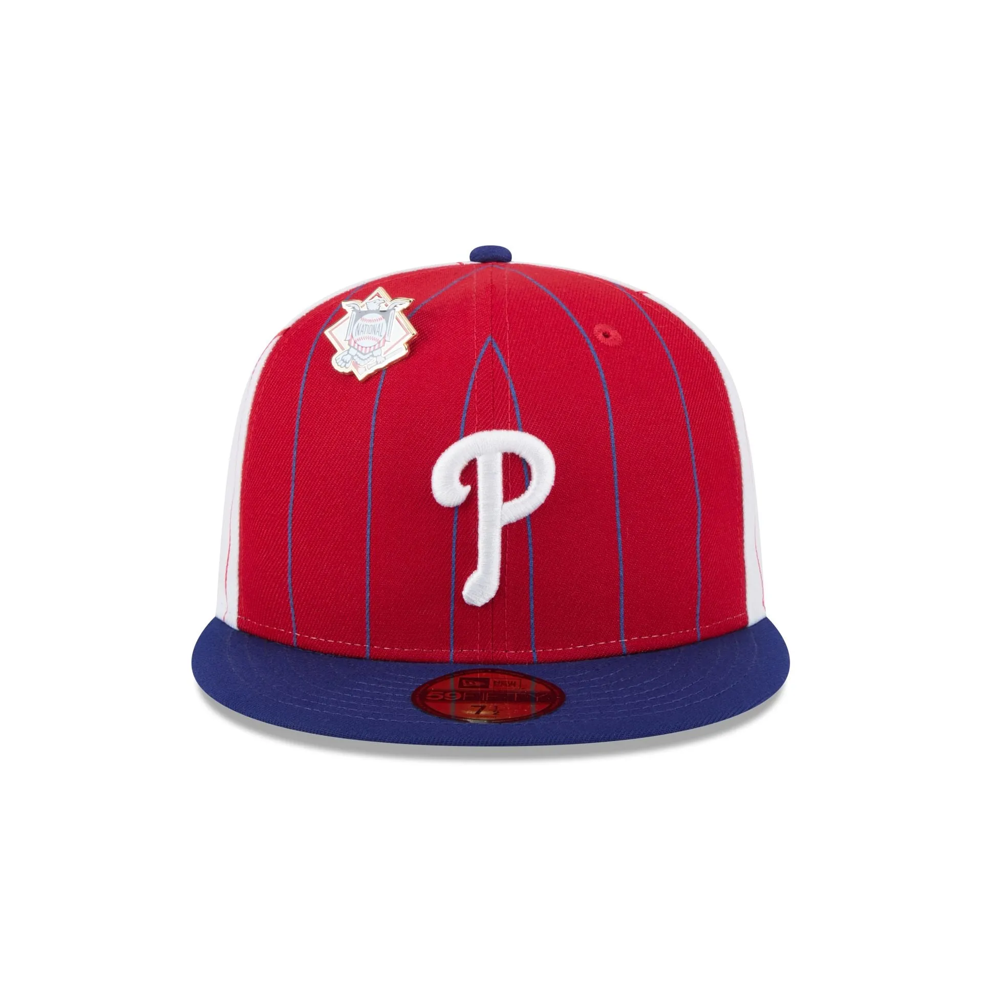 Philadelphia Phillies Pinstripe League Pin 59FIFTY Fitted Hat sold by New Era product image thumbnail 2