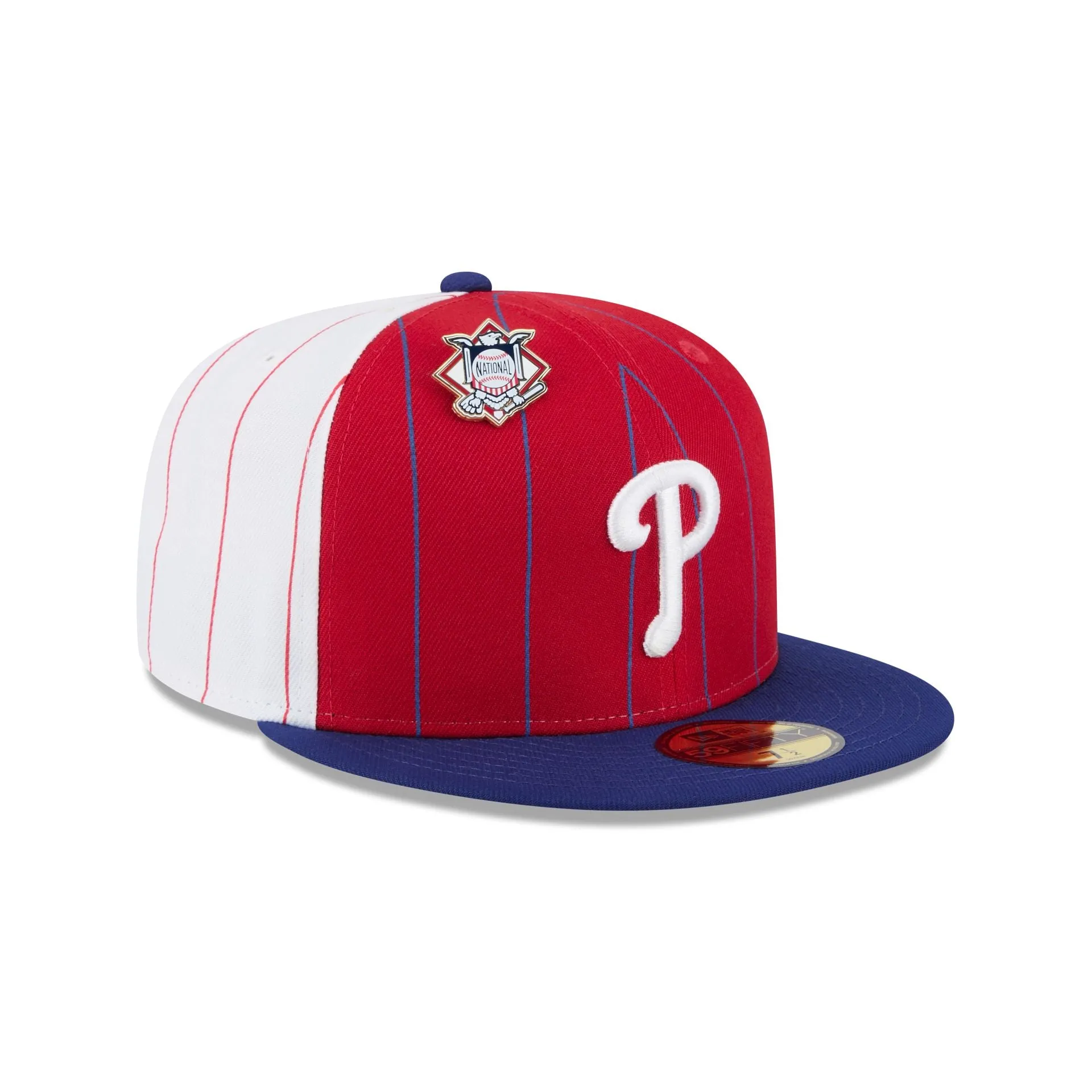 Philadelphia Phillies Pinstripe League Pin 59FIFTY Fitted Hat sold by New Era product image thumbnail 3