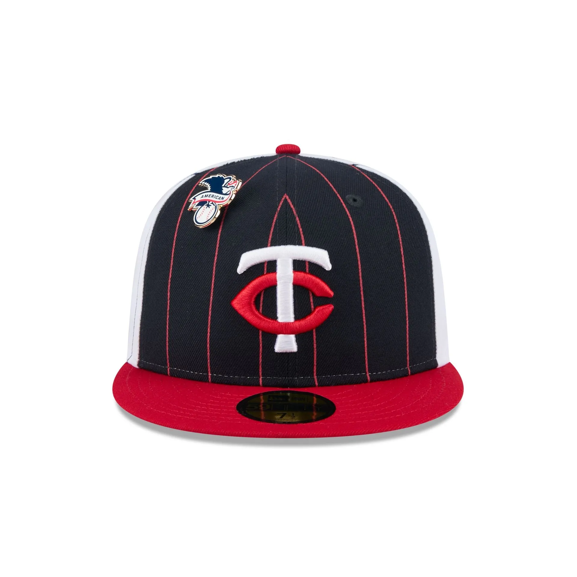 Minnesota Twins Pinstripe League Pin 59FIFTY Fitted Hat sold by New Era product image thumbnail 2