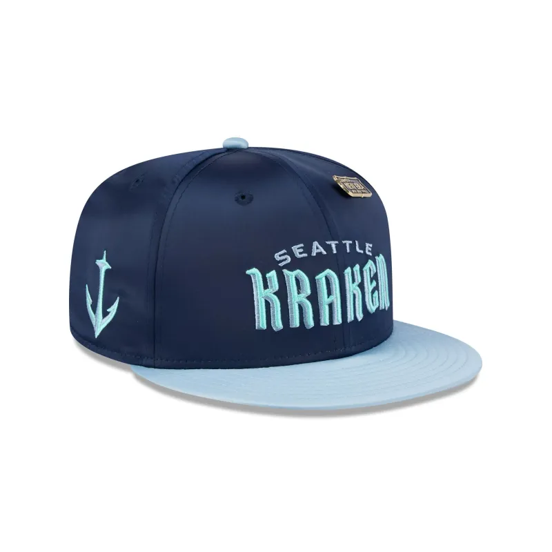 Seattle Kraken Spring Satin 59FIFTY Fitted Hat sold by New Era