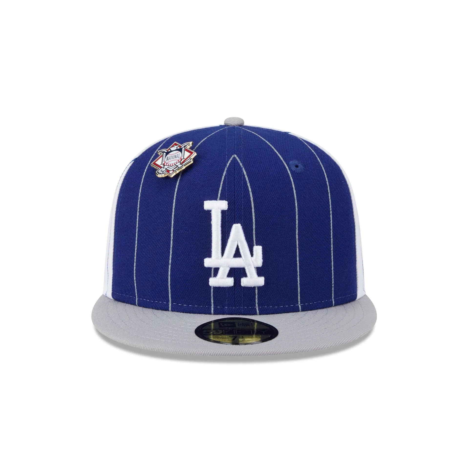 Los Angeles Dodgers Pinstripe League Pin 59FIFTY Fitted Hat sold by New Era product image thumbnail 2