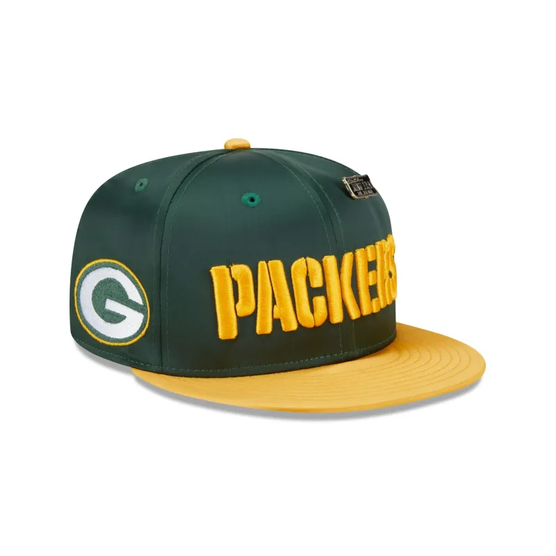Green Bay Packers Spring Satin 59FIFTY Fitted Hat sold by New Era