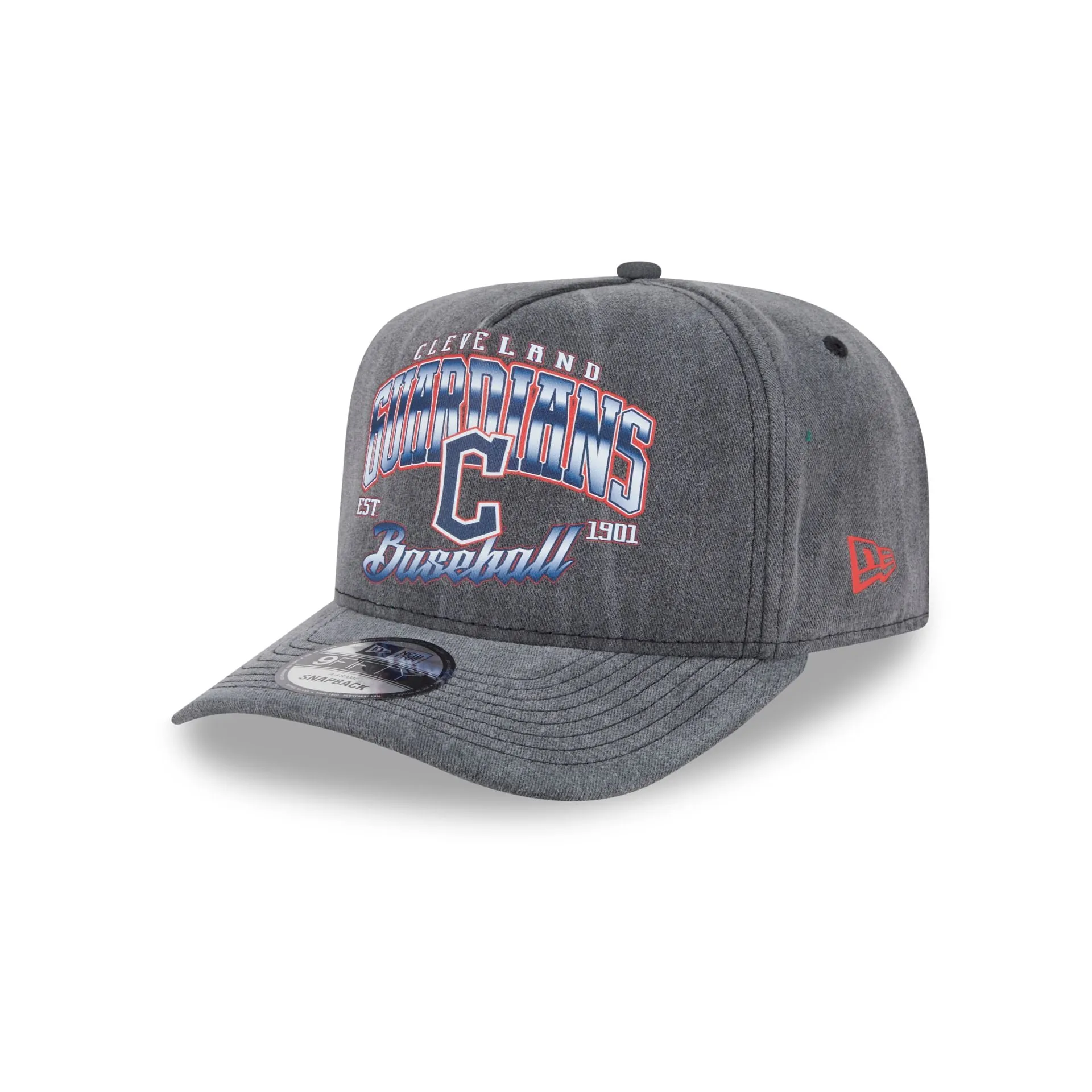 Cleveland Guardians Washed 9FIFTY A-Frame Snapback Hat sold by New Era