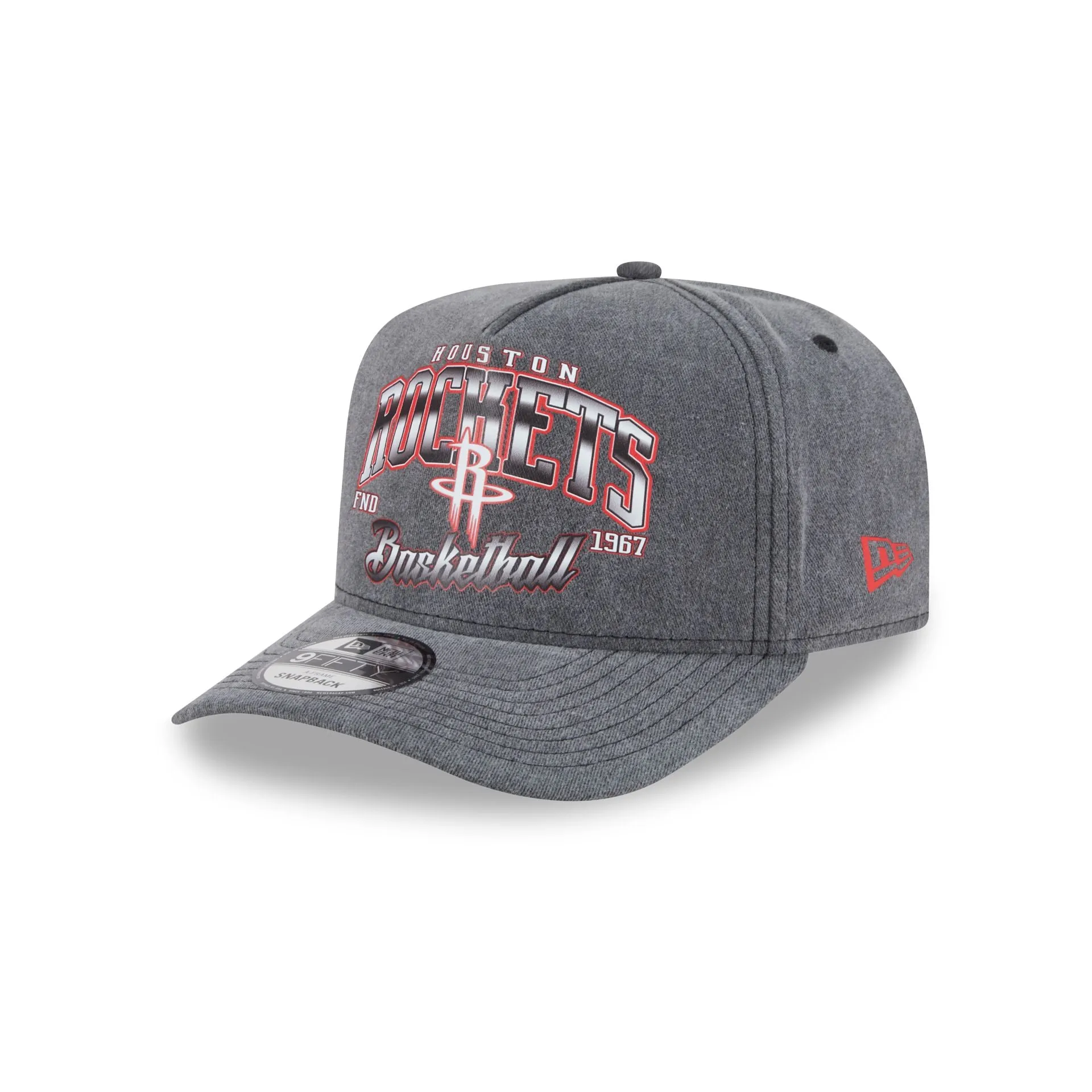 Houston Rockets Washed 9FIFTY A-Frame Snapback Hat sold by New Era