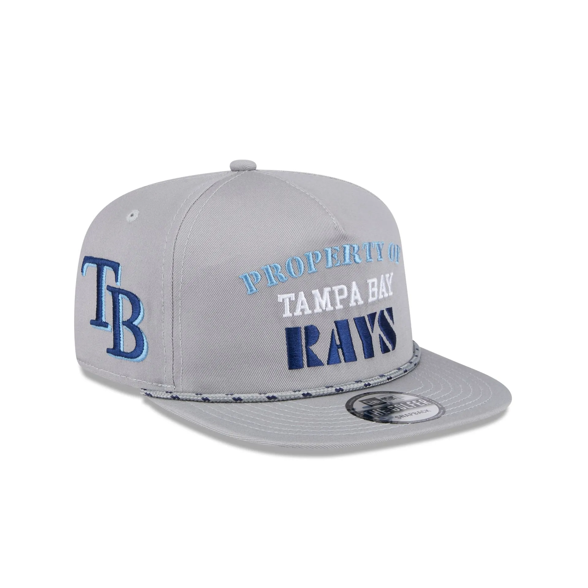 Tampa Bay Rays Vintage Gray Rope Golfer Hat sold by New Era