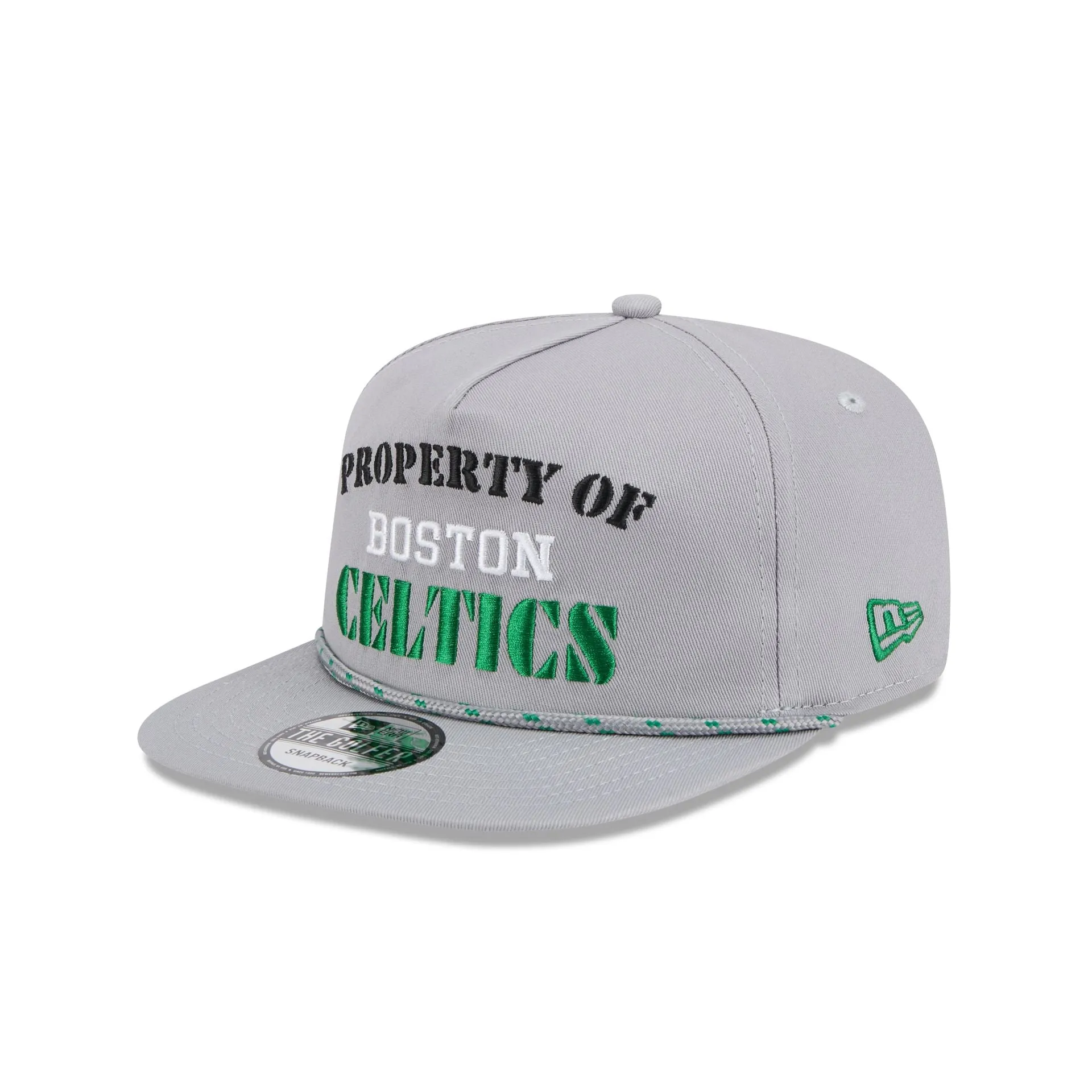 Boston Celtics Vintage Gray Rope Golfer Hat sold by New Era product image thumbnail 3