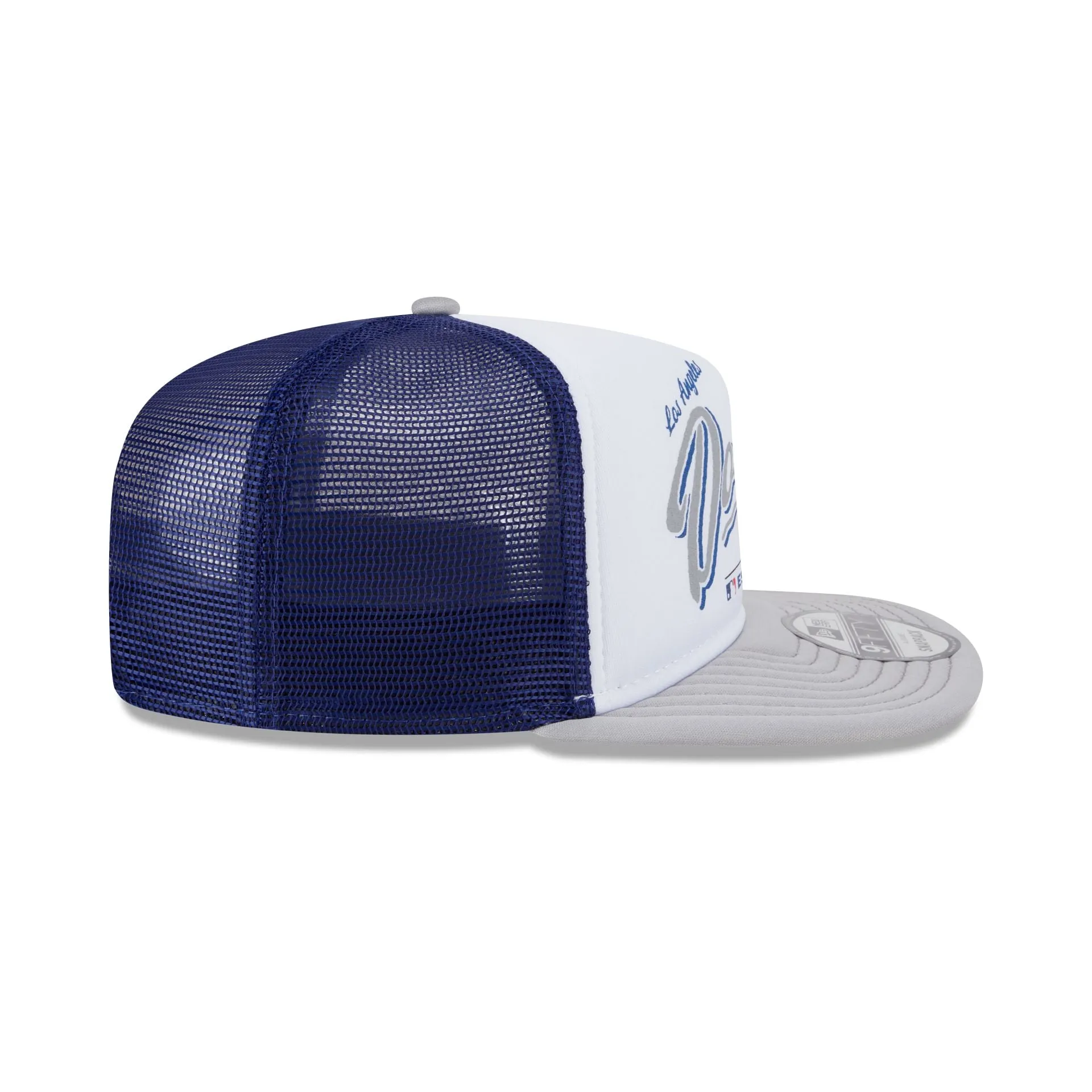 Los Angeles Dodgers Retro Script 9FIFTY A-Frame Trucker Hat sold by New Era product image thumbnail 5
