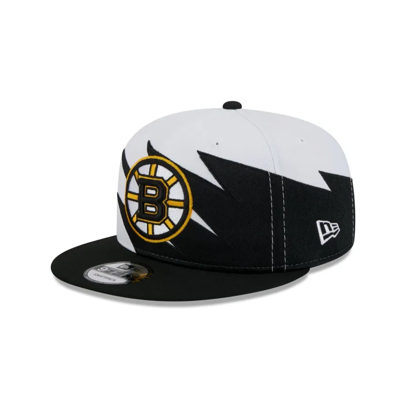 Boston Bruins Jagged 9FIFTY Snapback Hat sold by New Era