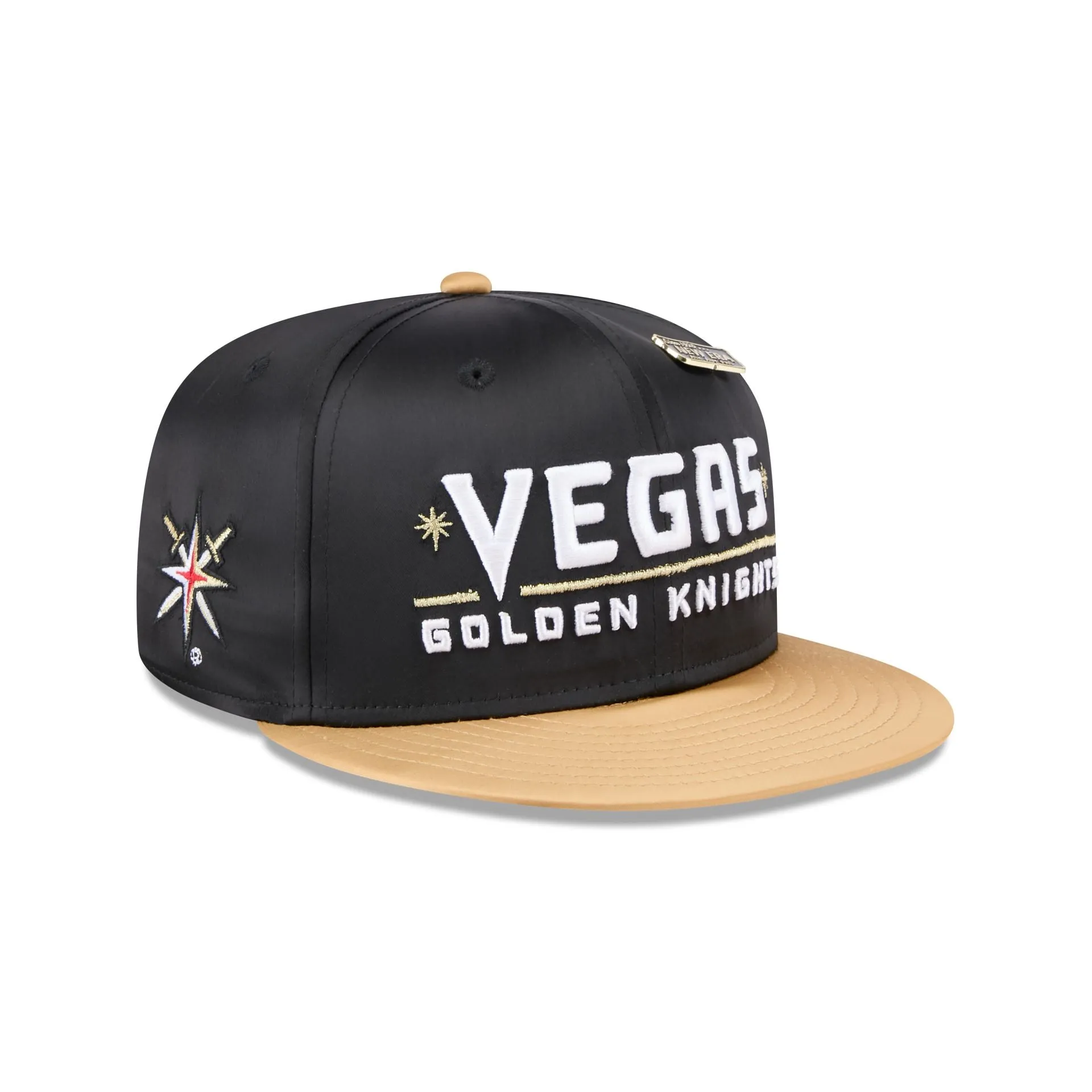 Vegas Golden Knights Spring Satin 59FIFTY Fitted Hat sold by New Era