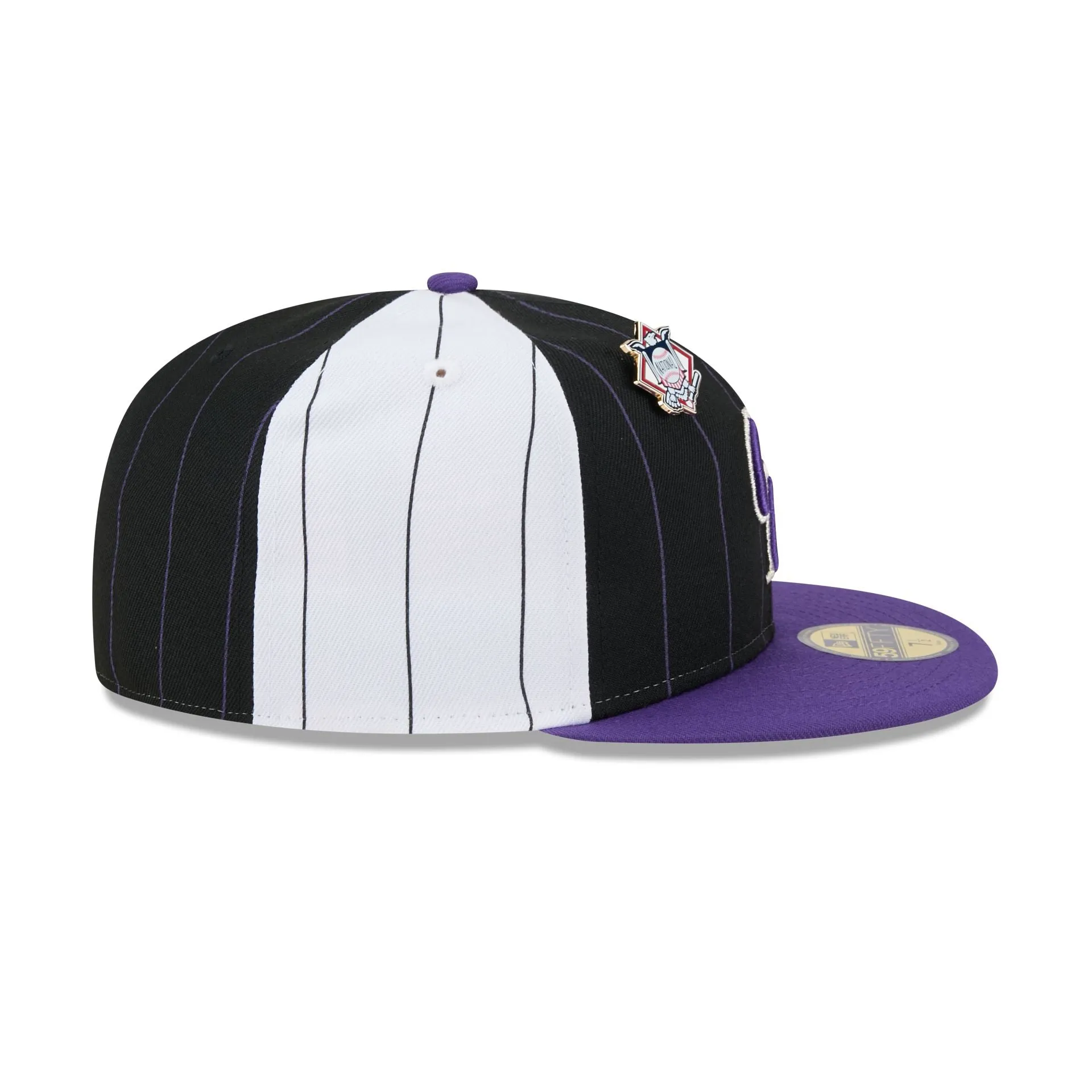 Colorado Rockies Pinstripe League Pin 59FIFTY Fitted Hat sold by New Era product image thumbnail 5