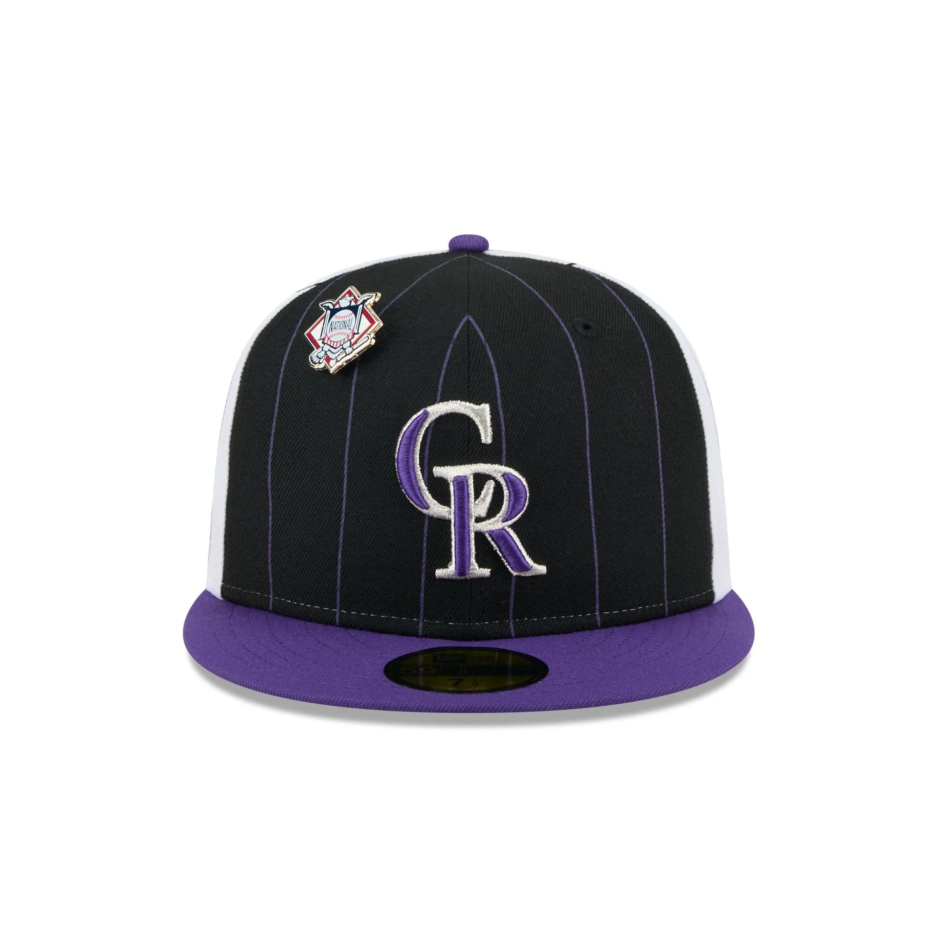 Colorado Rockies Pinstripe League Pin 59FIFTY Fitted Hat sold by New Era product image thumbnail 2