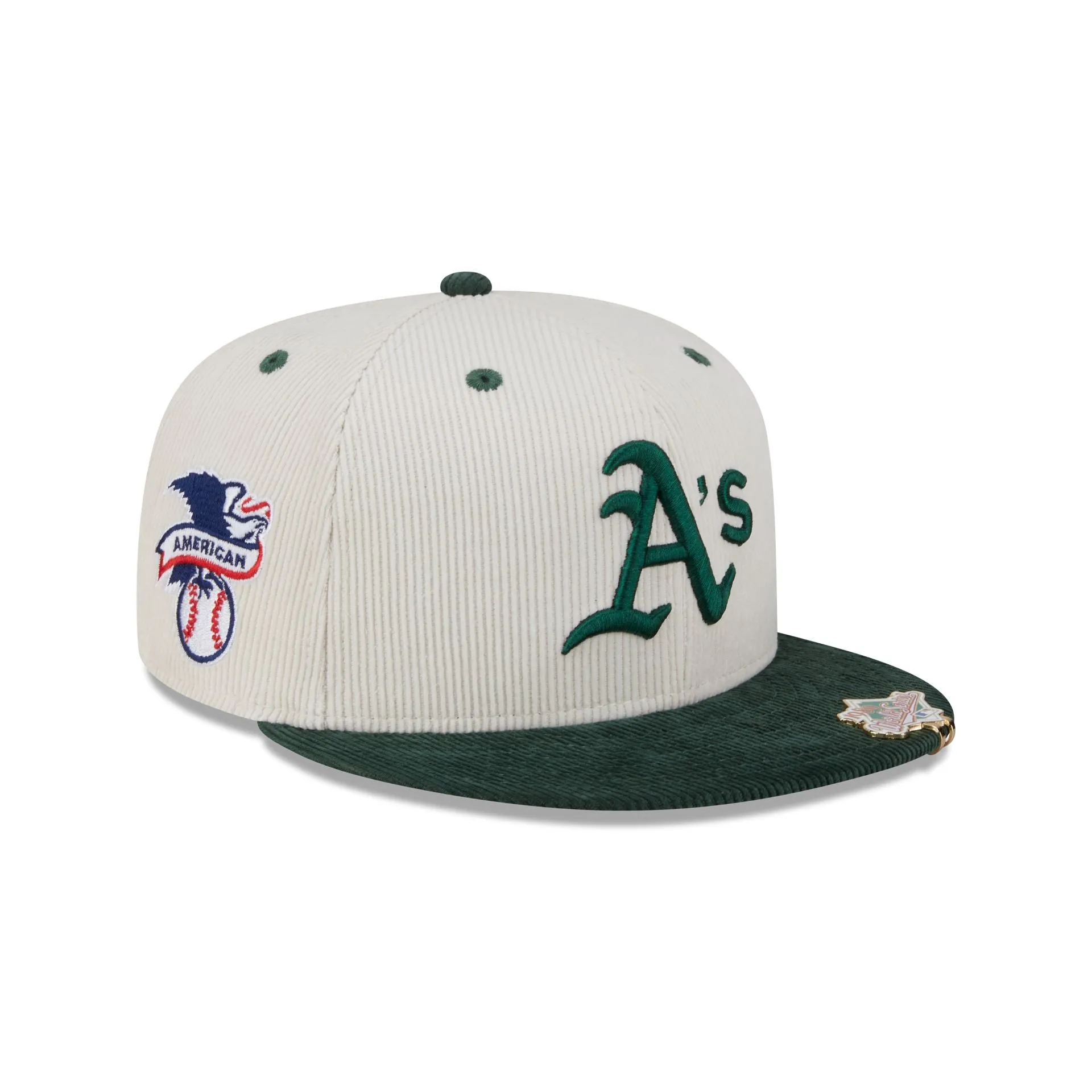 Athletics Two Tone Cord 59FIFTY Fitted Hat sold by New Era