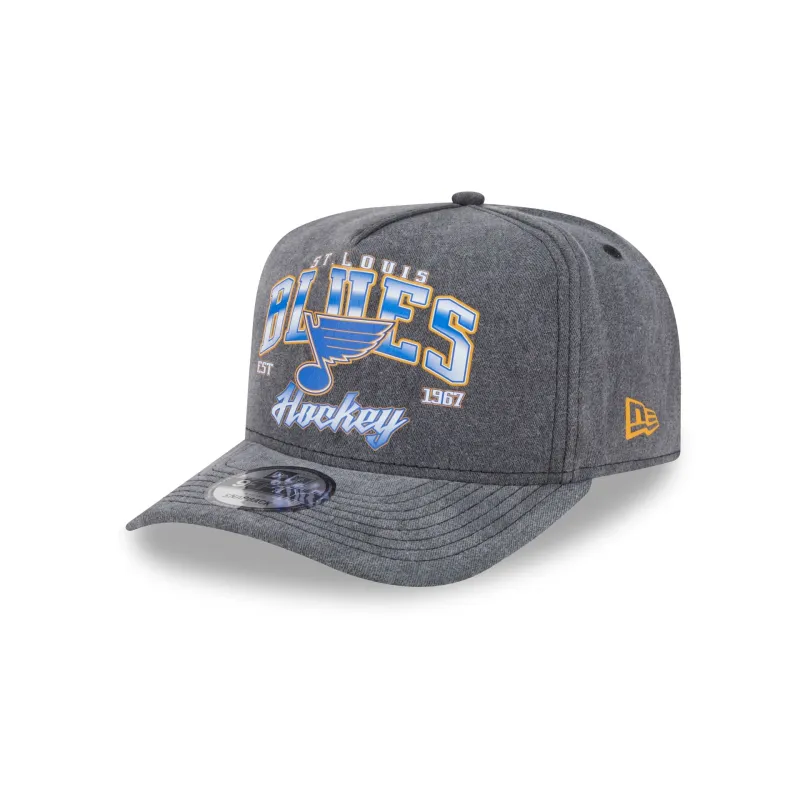 St. Louis Blues Washed 9FIFTY A-Frame Snapback Hat sold by New Era