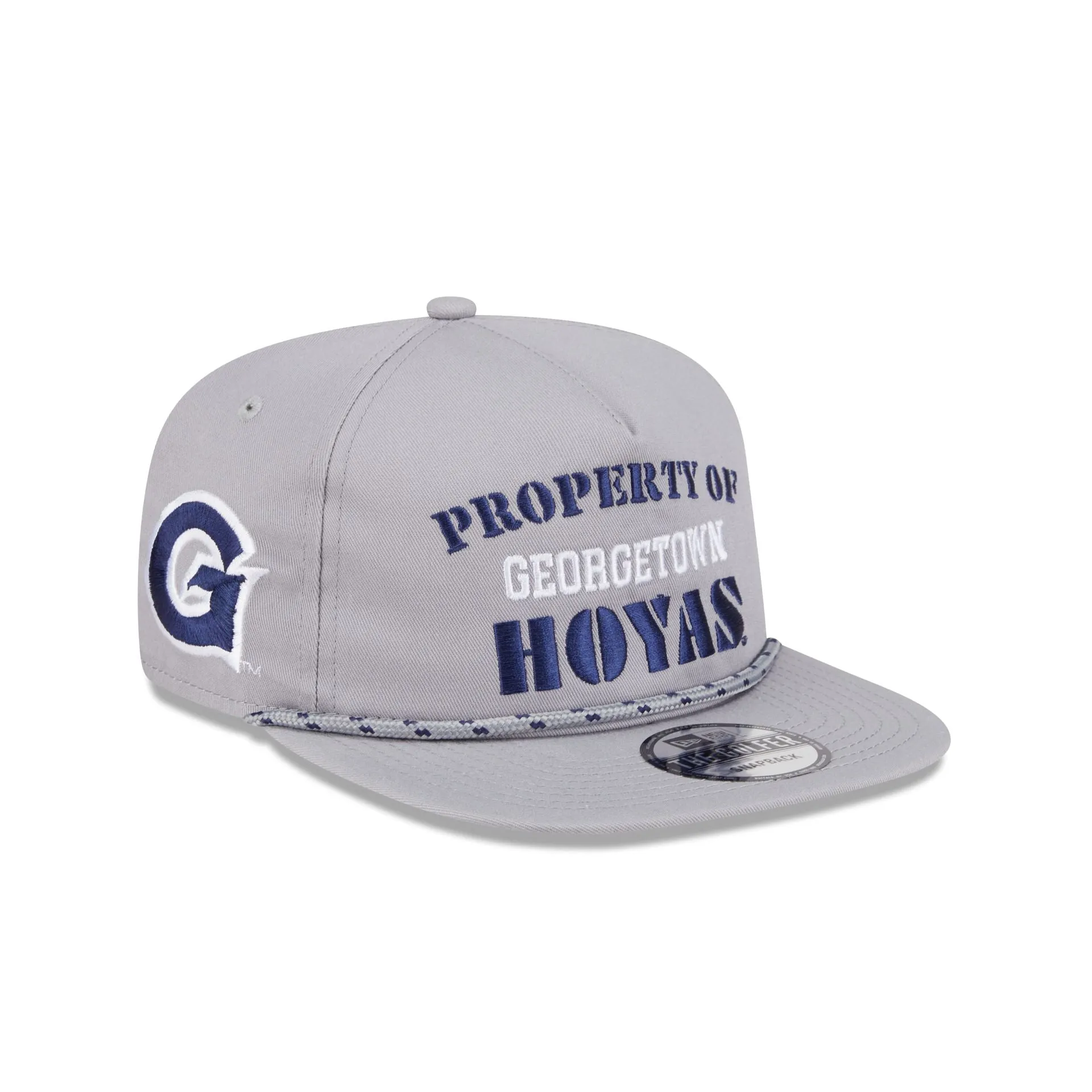 Georgetown Hoyas Vintage Gray Rope Golfer Hat sold by New Era