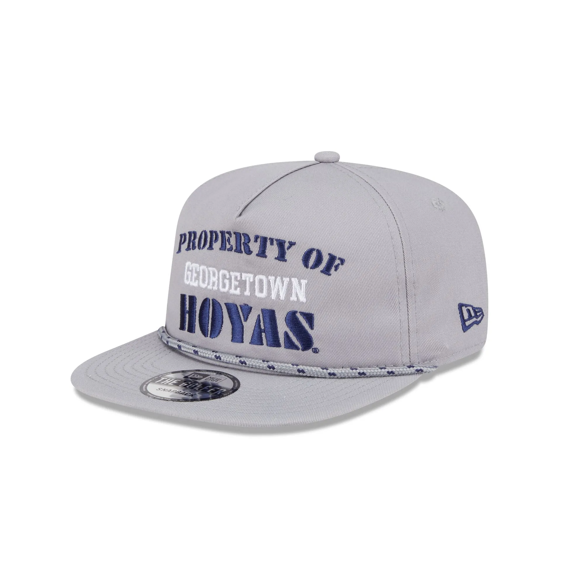 Georgetown Hoyas Vintage Gray Rope Golfer Hat sold by New Era product image thumbnail 3