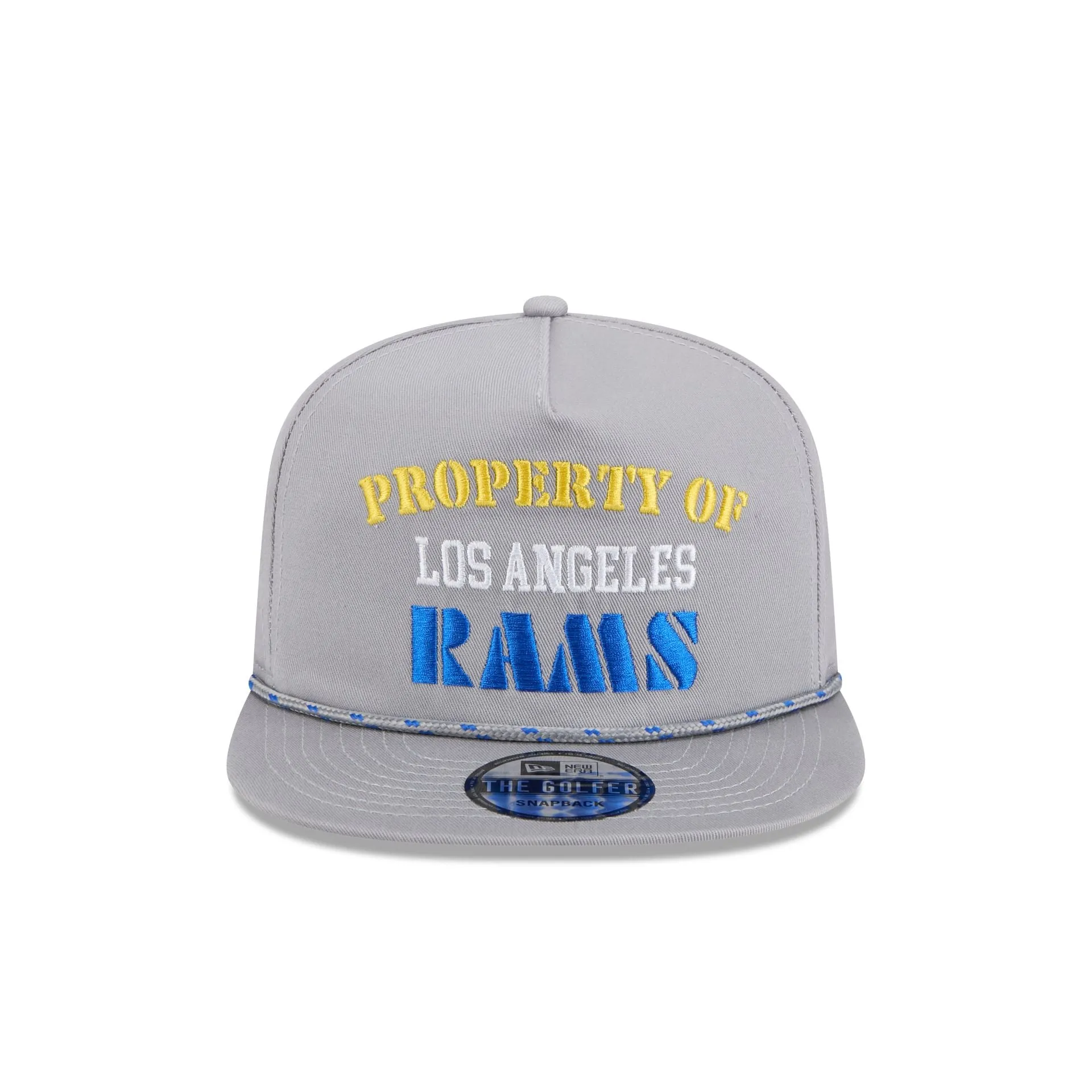 Los Angeles Rams Vintage Gray Rope Golfer Hat sold by New Era product image thumbnail 2