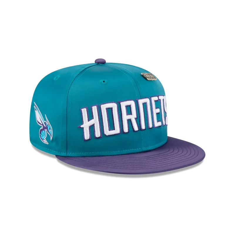 Charlotte Hornets Spring Satin 59FIFTY Fitted Hat sold by New Era