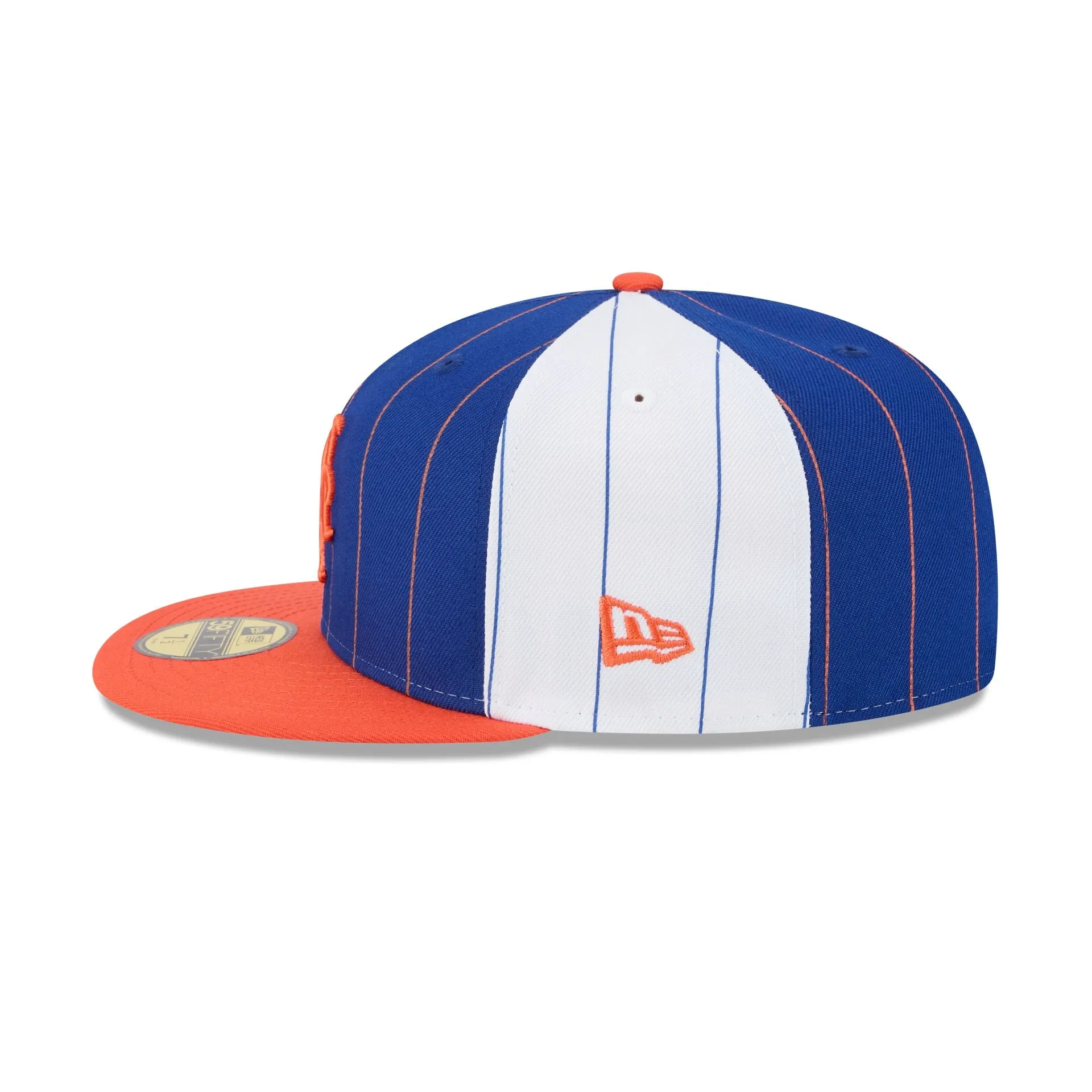 New York Mets Pinstripe League Pin 59FIFTY Fitted Hat sold by New Era product image thumbnail 4