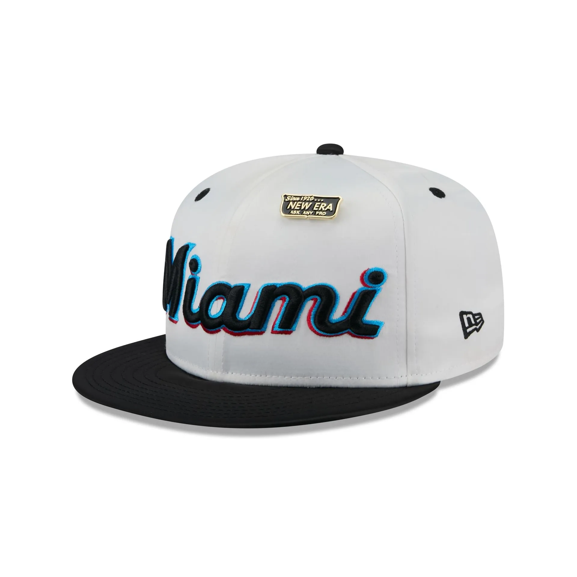 Miami Marlins Spring Satin 59FIFTY Fitted Hat sold by New Era product image thumbnail 3