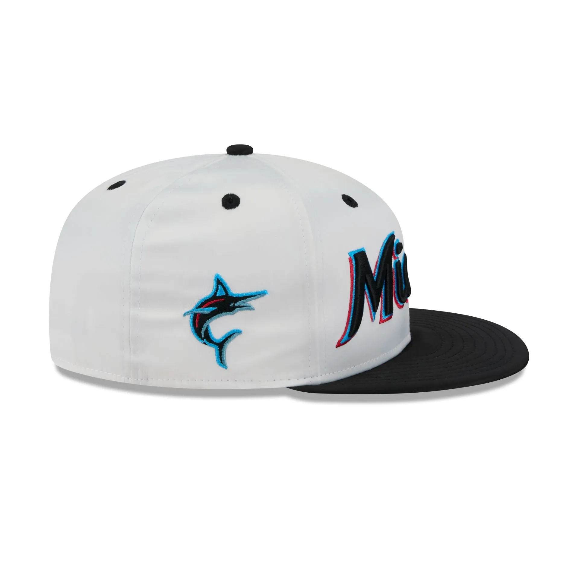 Miami Marlins Spring Satin 59FIFTY Fitted Hat sold by New Era product image thumbnail 4