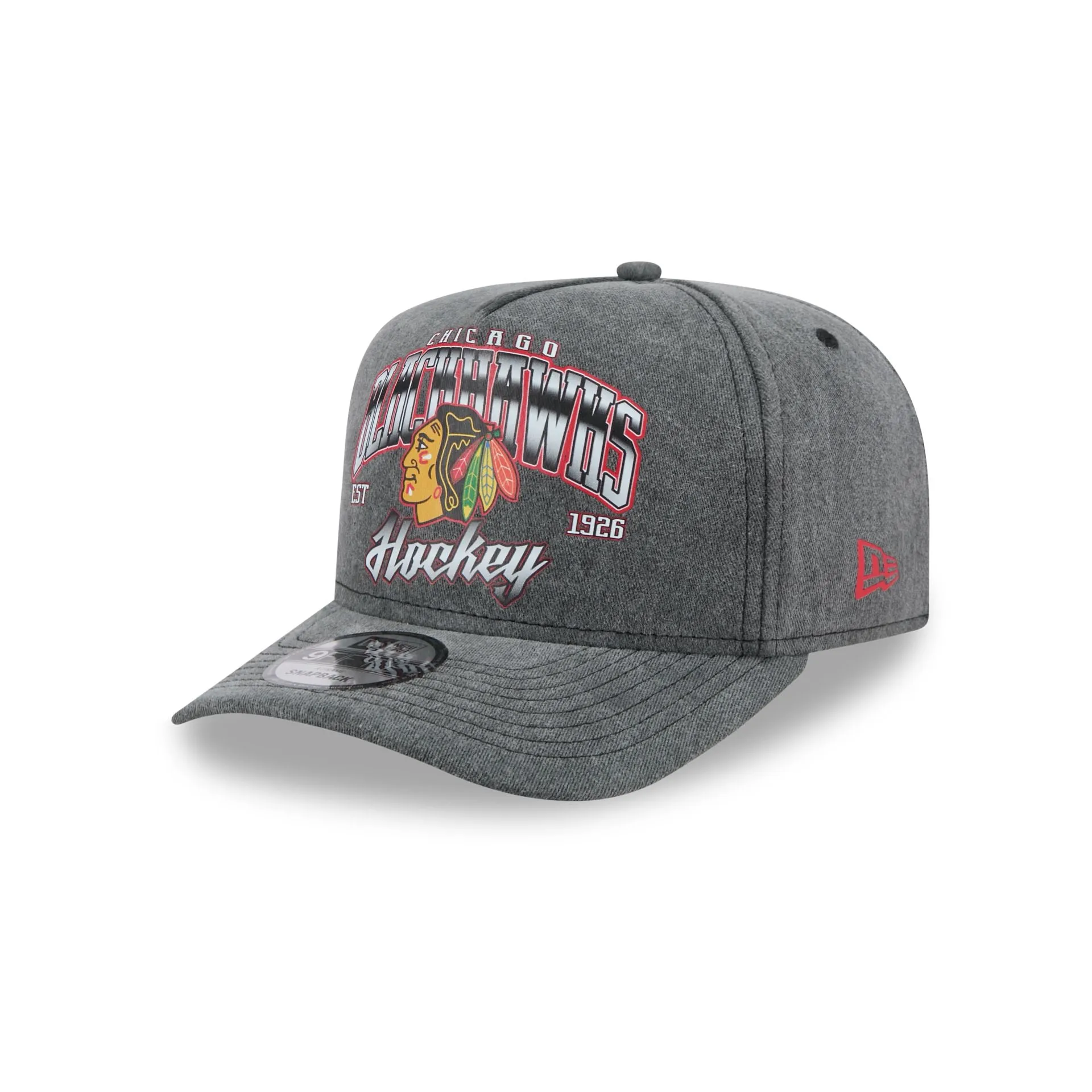 Chicago Blackhawks Washed 9FIFTY A-Frame Snapback Hat sold by New Era