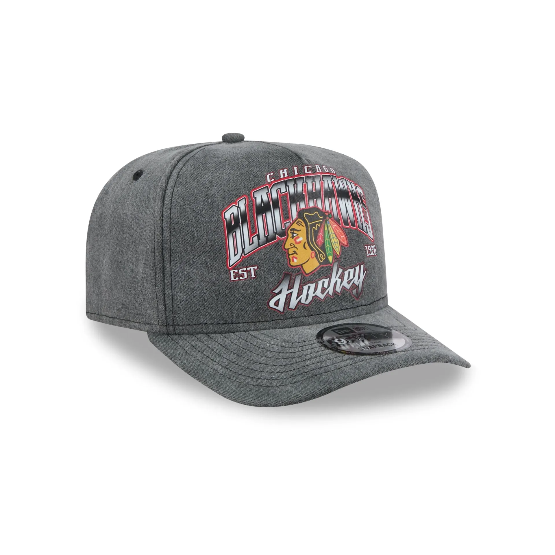 Chicago Blackhawks Washed 9FIFTY A-Frame Snapback Hat sold by New Era product image thumbnail 3