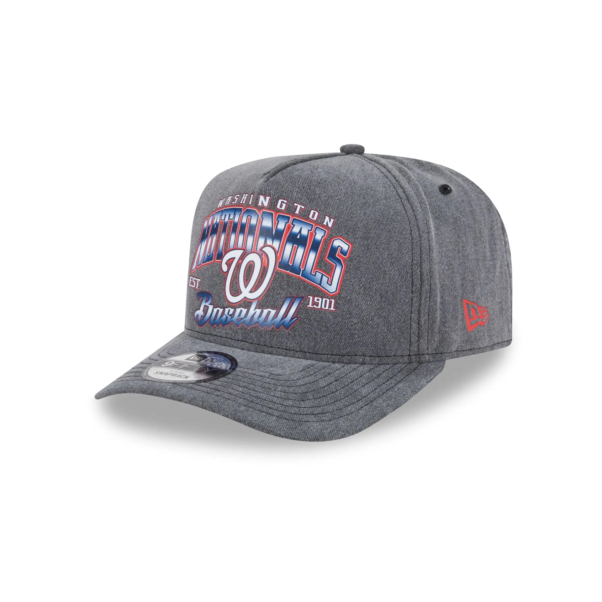 Washington Nationals Washed 9FIFTY A-Frame Snapback Hat sold by New Era