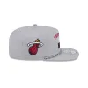 Miami Heat Vintage Gray Rope Golfer Hat sold by New Era