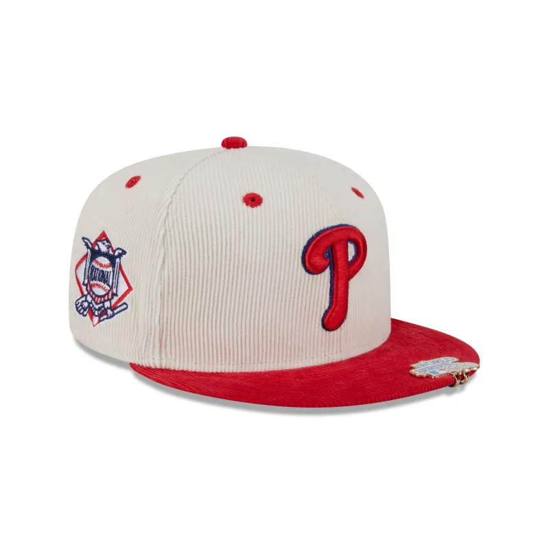 Philadelphia Phillies Two Tone Cord 59FIFTY Fitted Hat sold by New Era