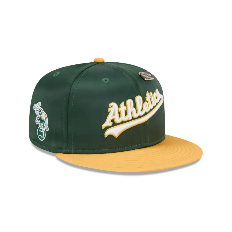 Athletics Spring Satin 59FIFTY Fitted Hat sold by New Era