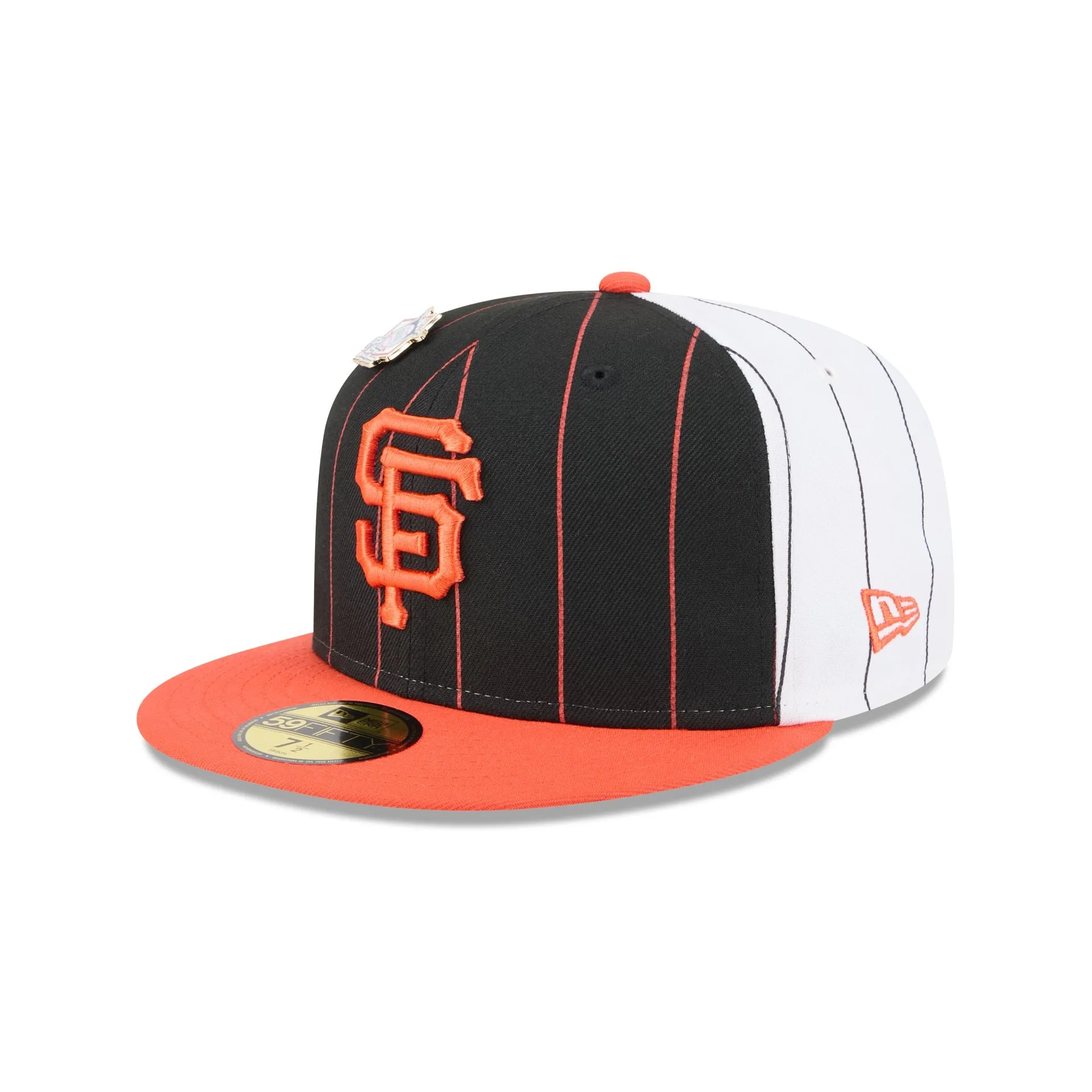 San Francisco Giants Pinstripe League Pin 59FIFTY Fitted Hat sold by New Era