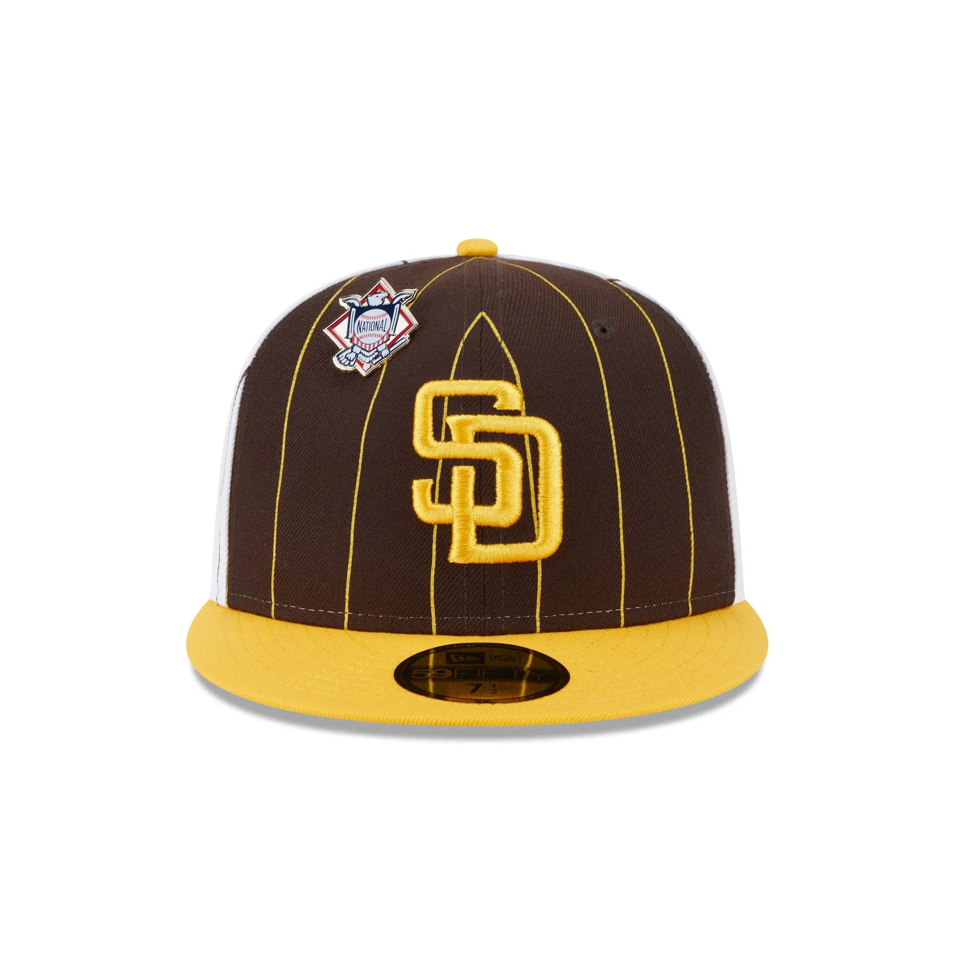 San Diego Padres Pinstripe League Pin 59FIFTY Fitted Hat sold by New Era product image thumbnail 2