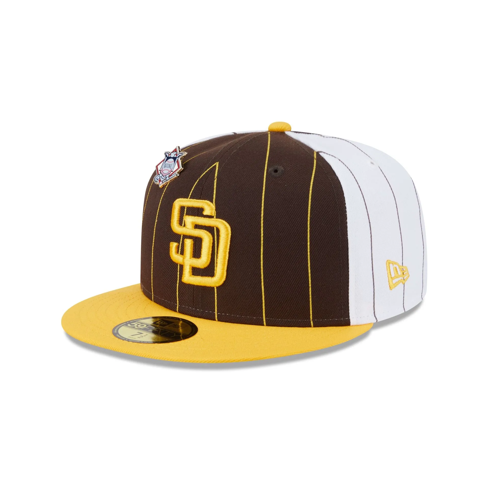 San Diego Padres Pinstripe League Pin 59FIFTY Fitted Hat sold by New Era
