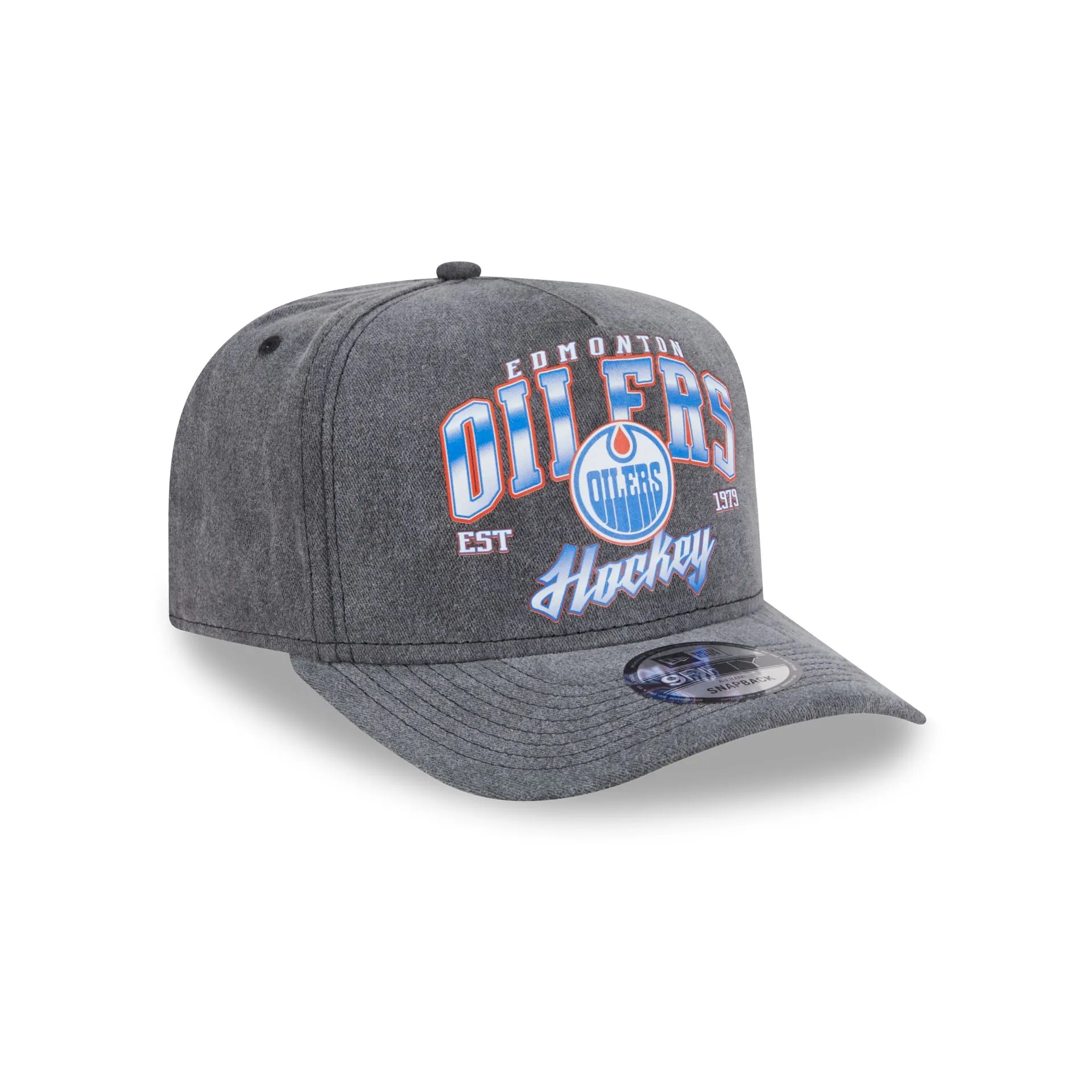 Edmonton Oilers Washed 9FIFTY A-Frame Snapback Hat sold by New Era product image thumbnail 3