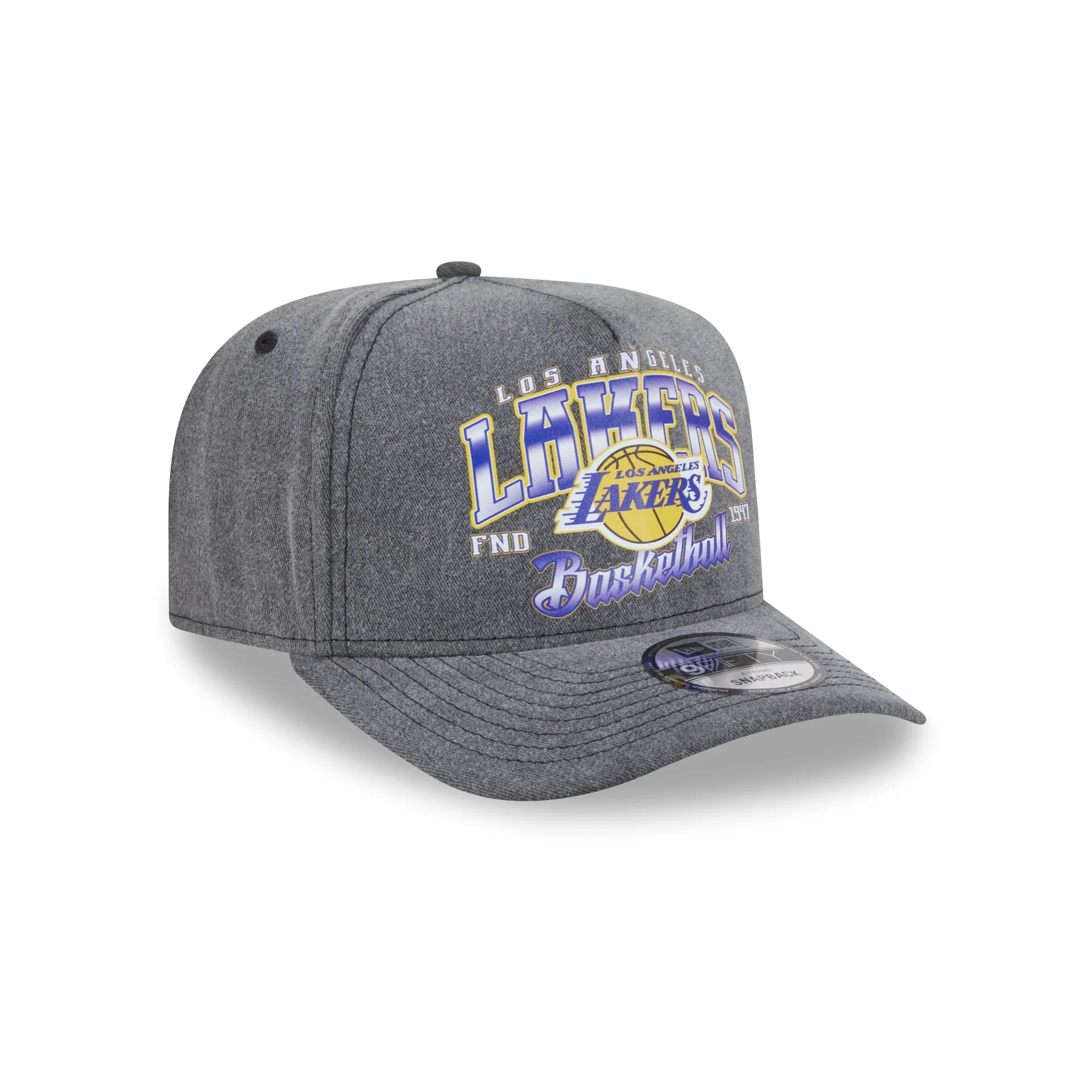 Los Angeles Lakers Washed 9FIFTY A-Frame Snapback Hat sold by New Era product image thumbnail 3